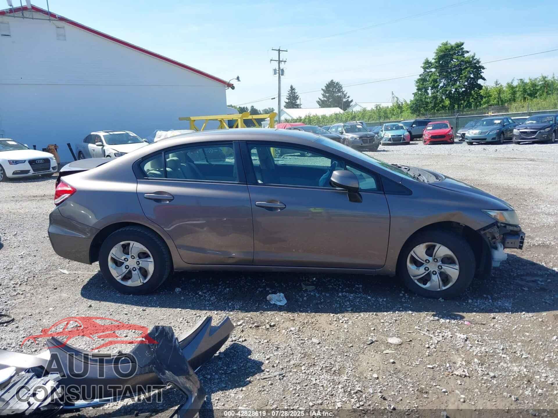 HONDA CIVIC 2013 - 19XFB2F51DE291477