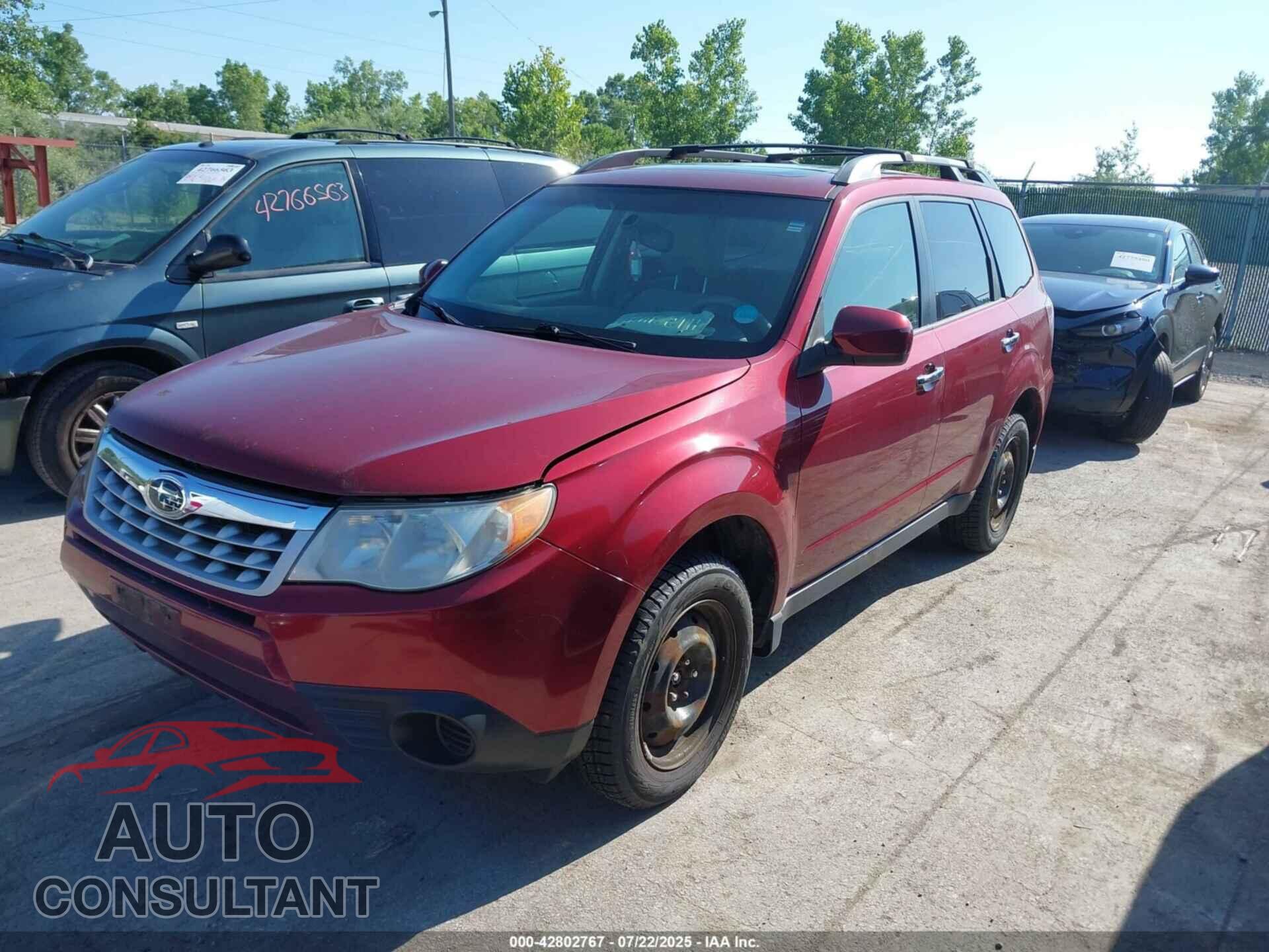 SUBARU FORESTER 2012 - JF2SHBCC6CH458149