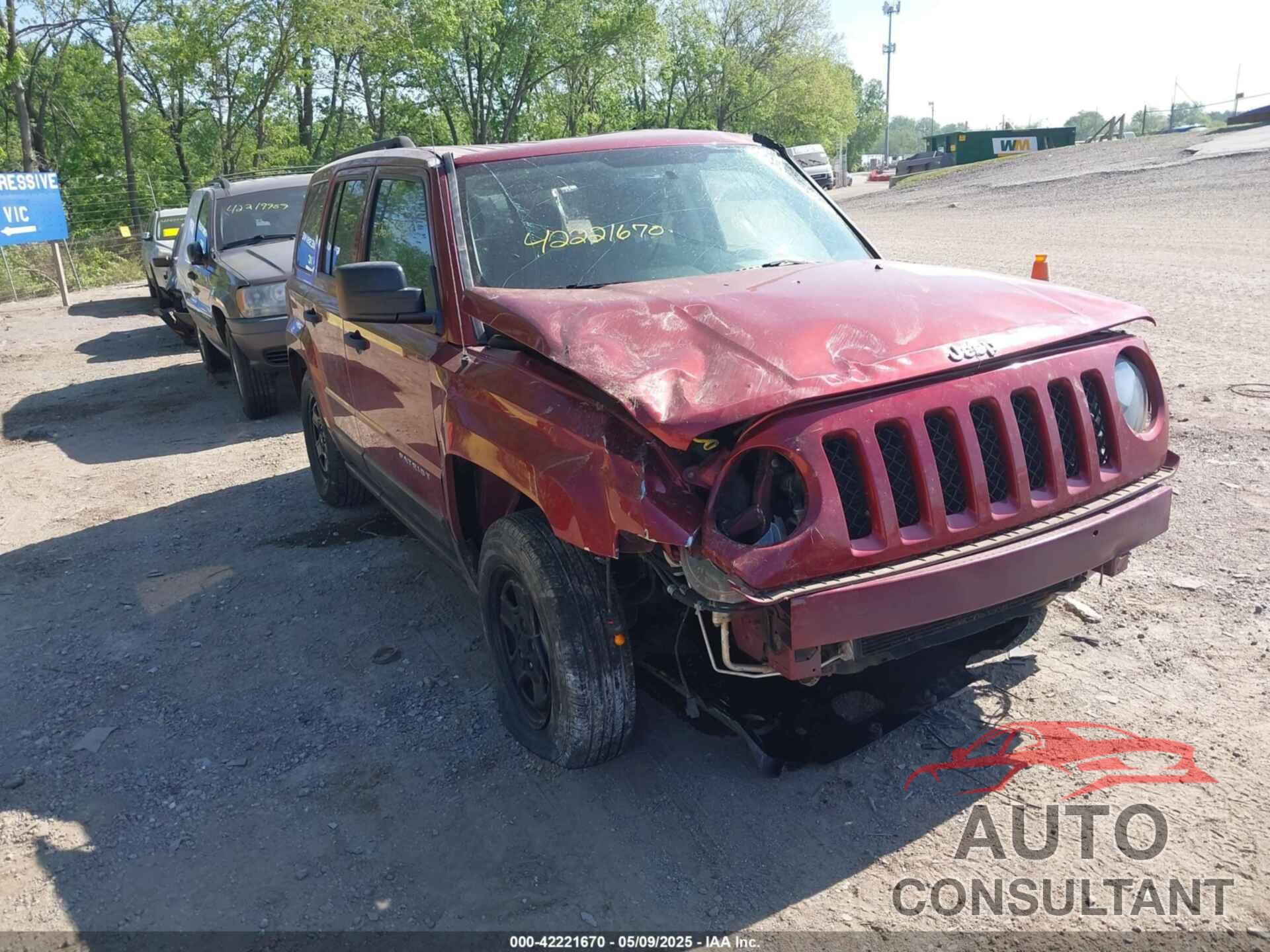 JEEP PATRIOT 2016 - 1C4NJPBA7GD528395