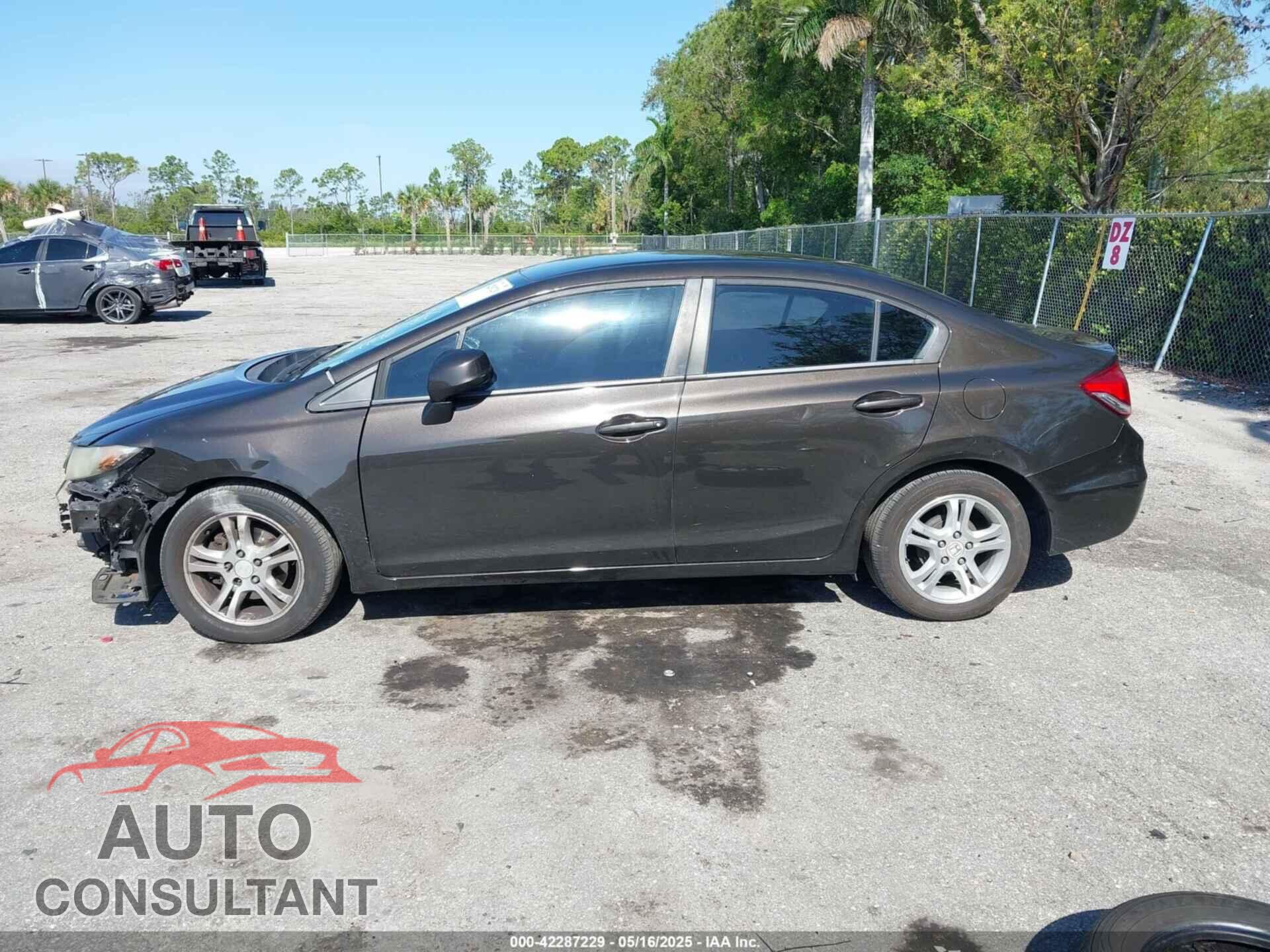 HONDA CIVIC 2013 - 19XFB2F50DE214146