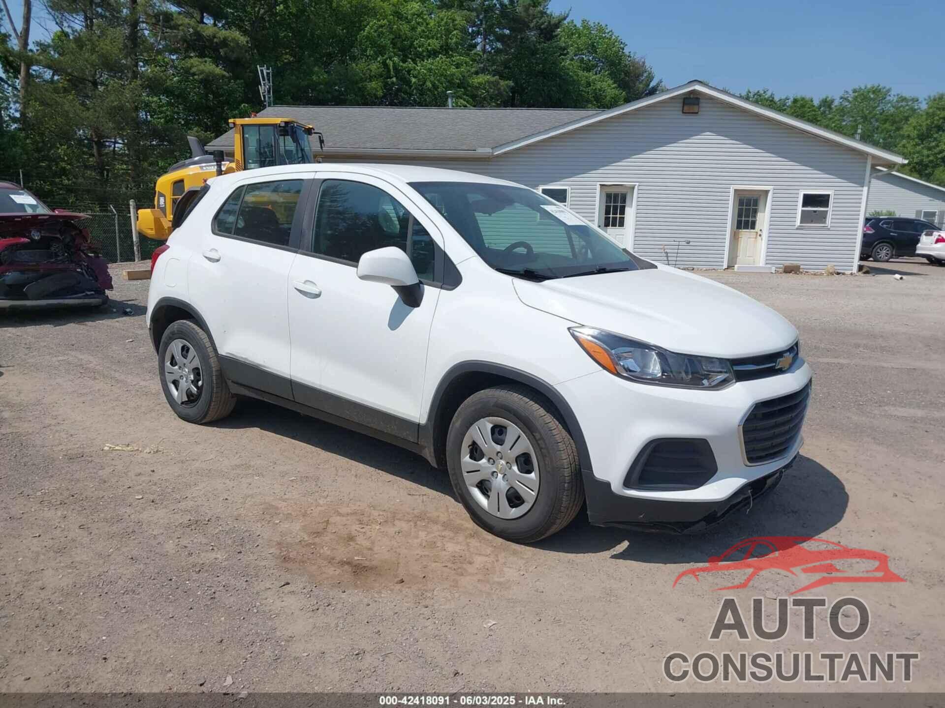 CHEVROLET TRAX 2017 - KL7CJKSB2HB238384