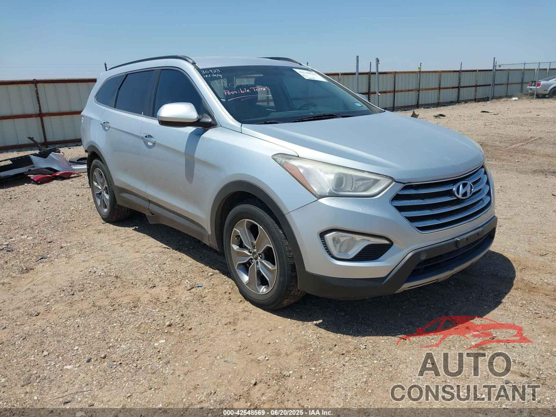 HYUNDAI SANTA FE 2015 - KM8SMDHF1FU099695