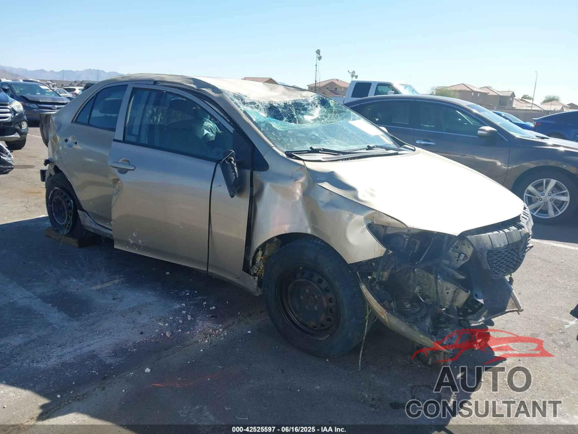 TOYOTA COROLLA 2009 - 1NXBU40E59Z018141