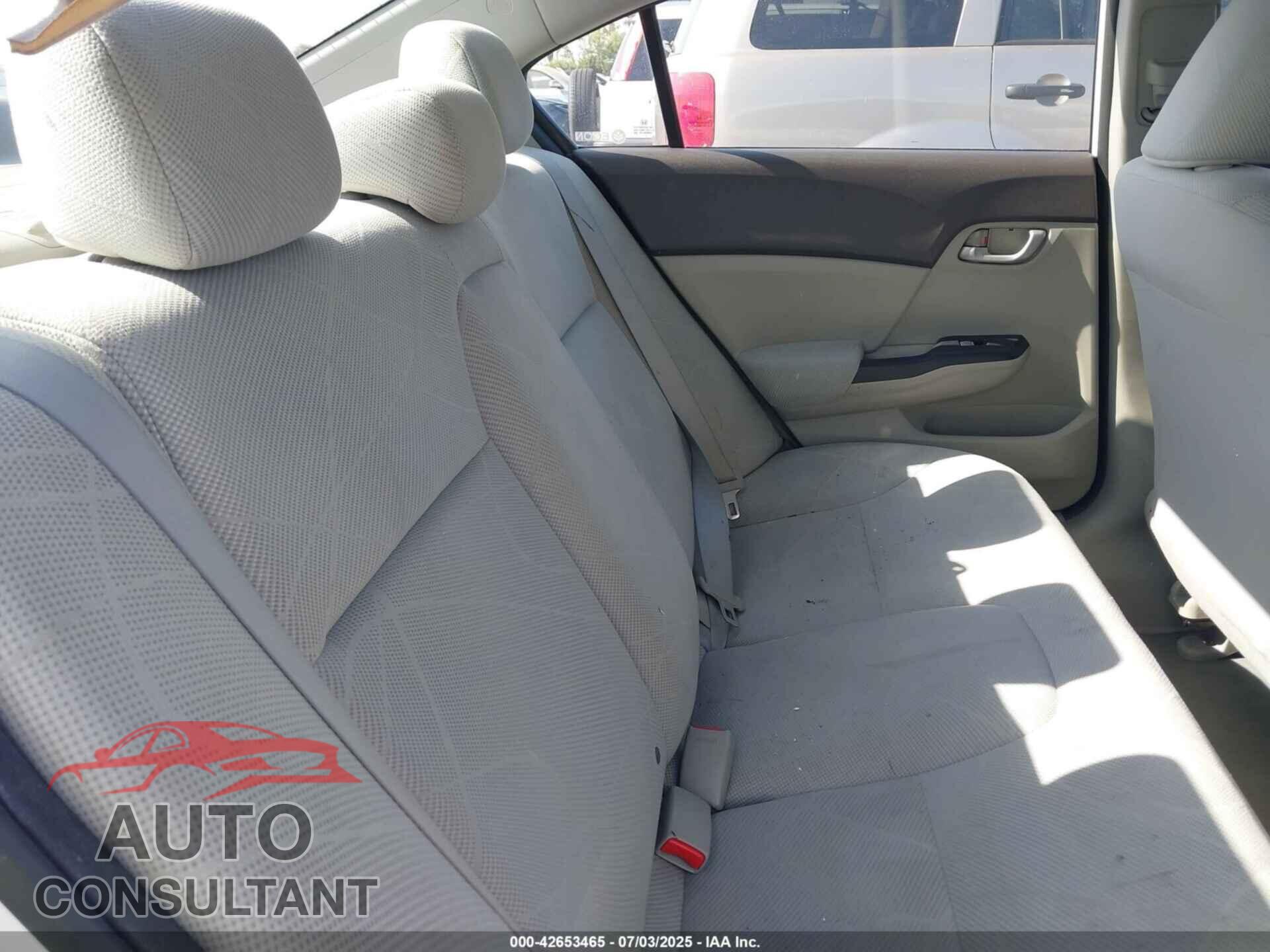 HONDA CIVIC 2012 - 19XFB2F55CE311566
