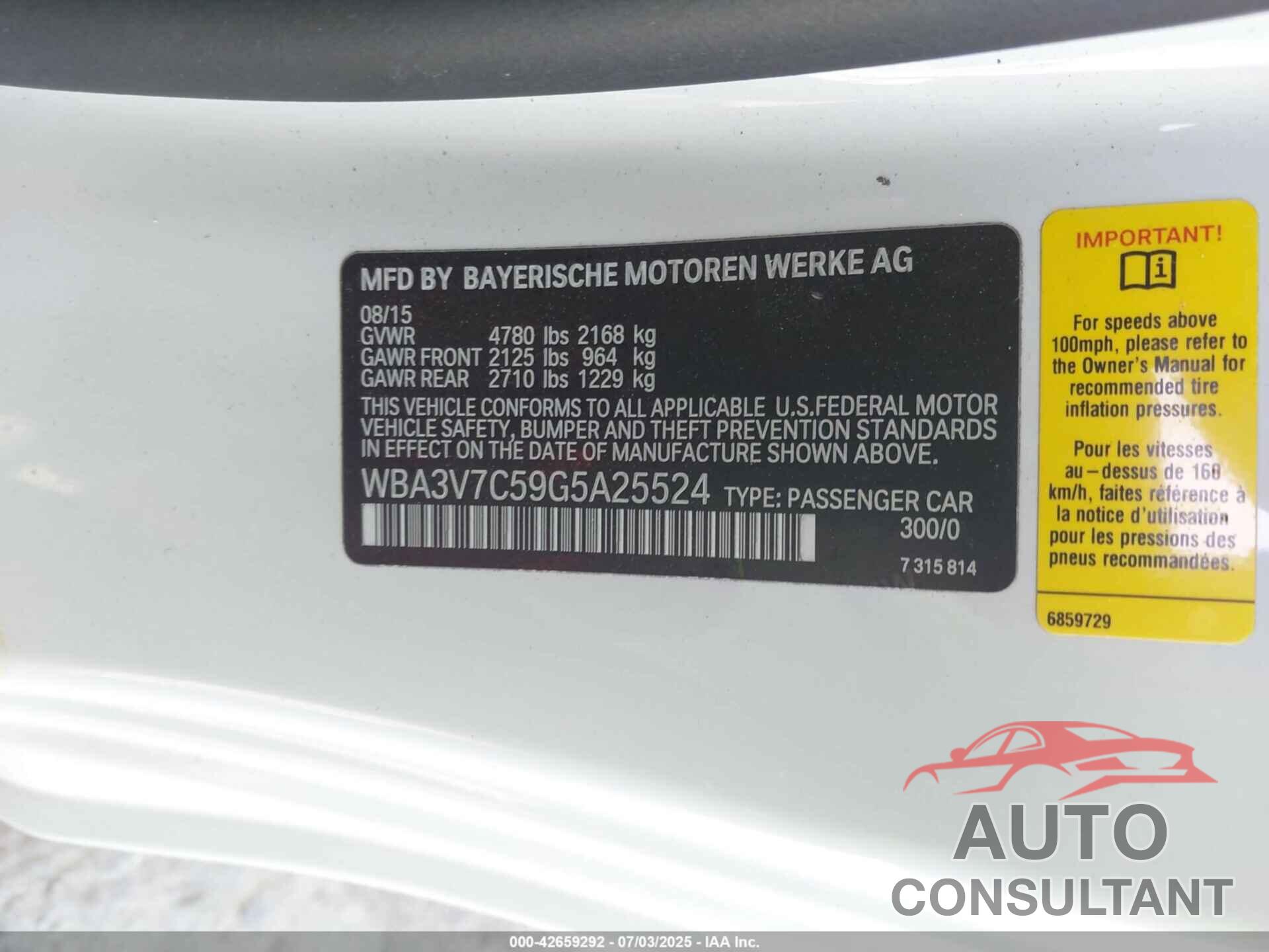 BMW 428I 2016 - WBA3V7C59G5A25524