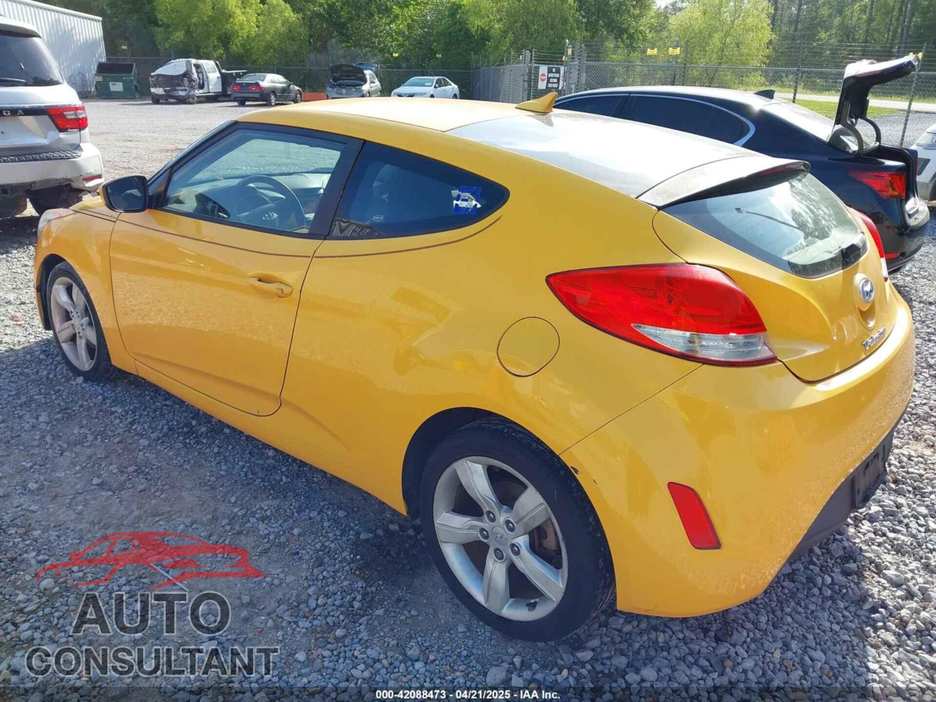 HYUNDAI VELOSTER 2012 - KMHTC6AD2CU079902