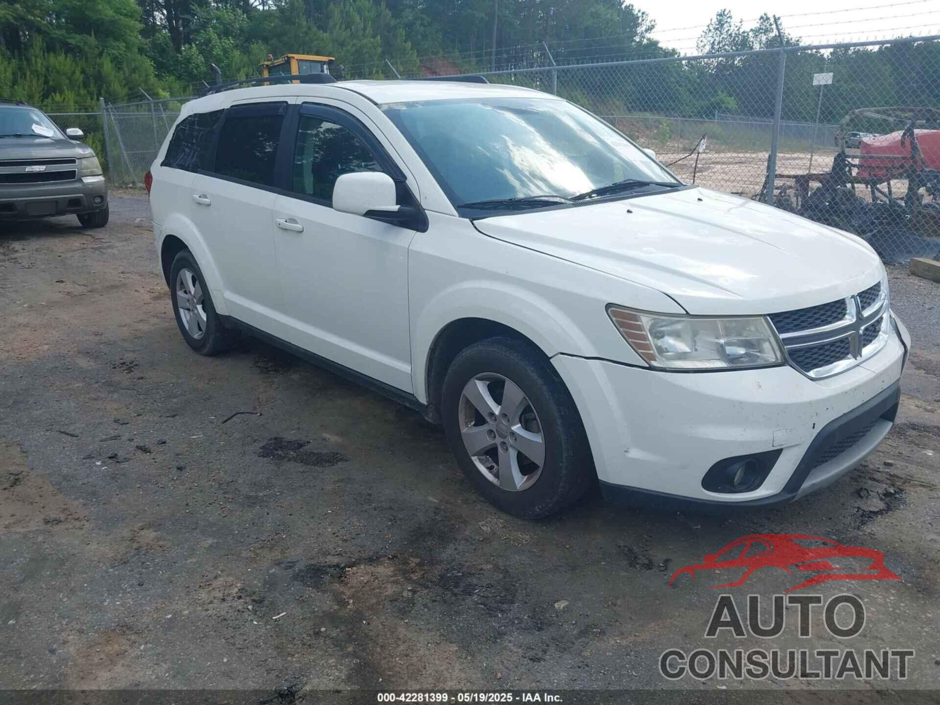DODGE JOURNEY 2012 - 3C4PDCBG2CT134580