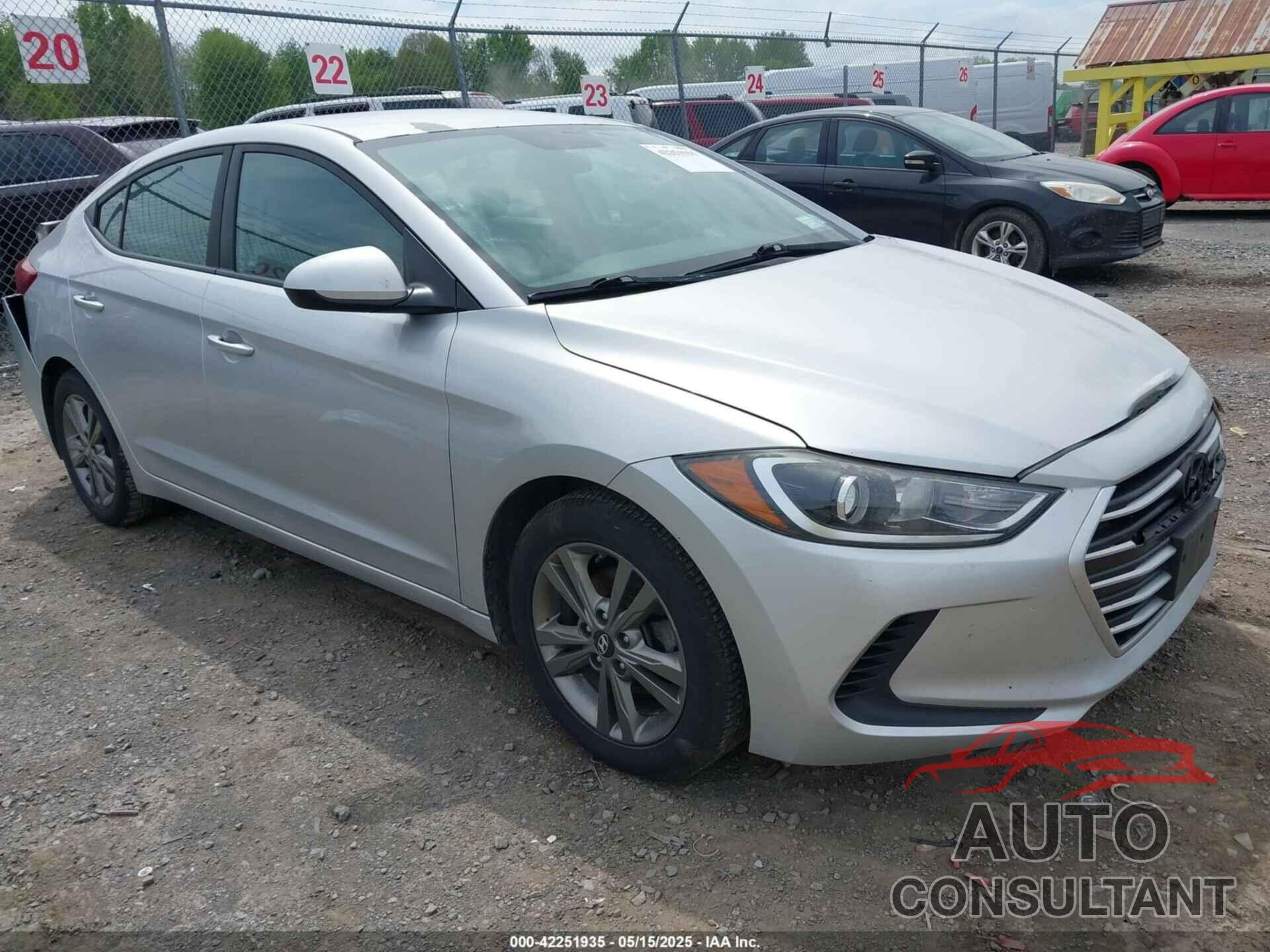 HYUNDAI ELANTRA 2017 - 5NPD84LF0HH068072