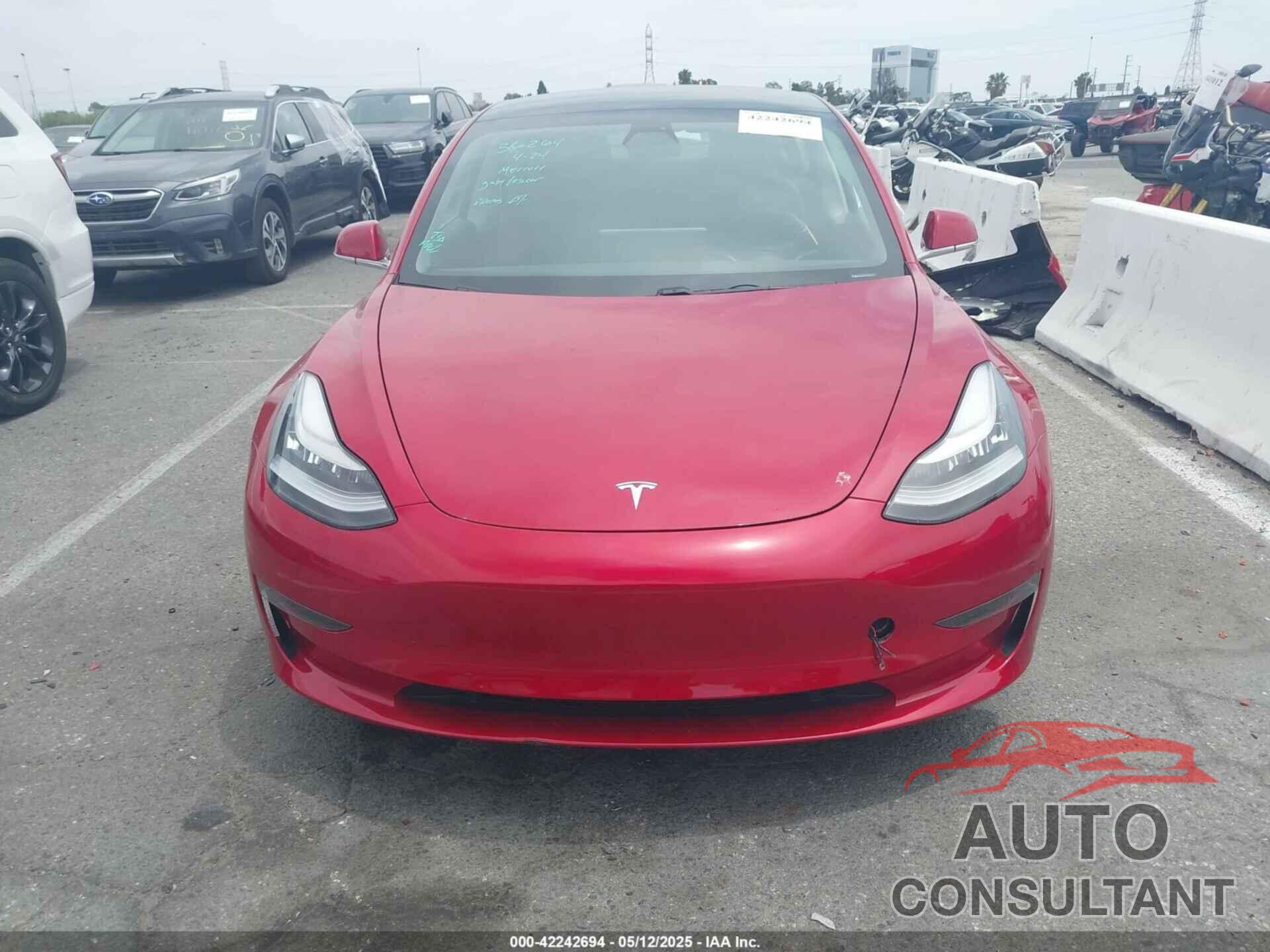 TESLA MODEL 3 2020 - 5YJ3E1EA7LF806266