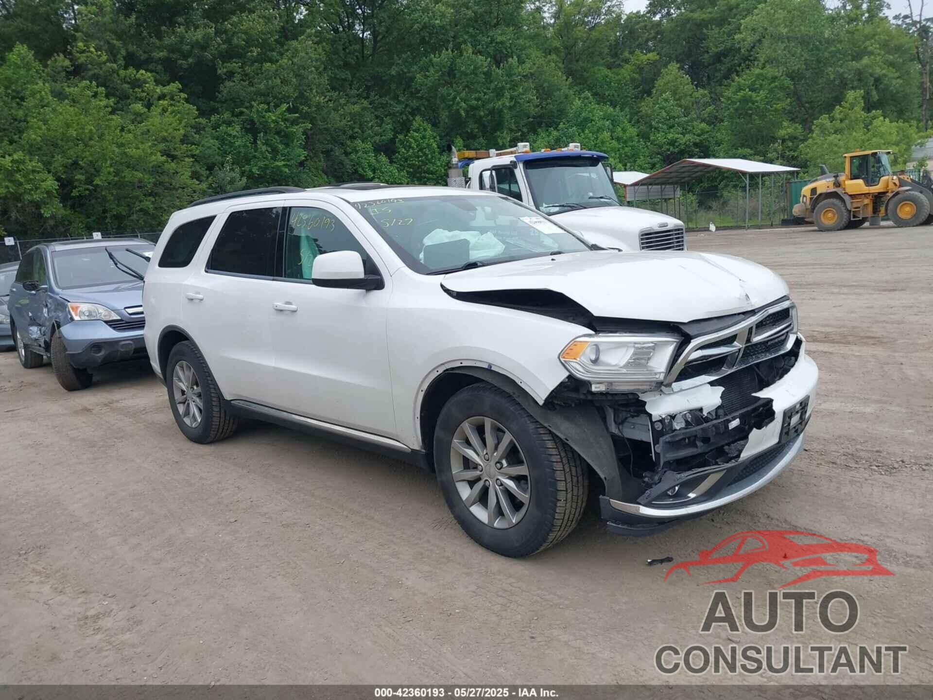 DODGE DURANGO 2017 - 1C4RDHAG3HC724474