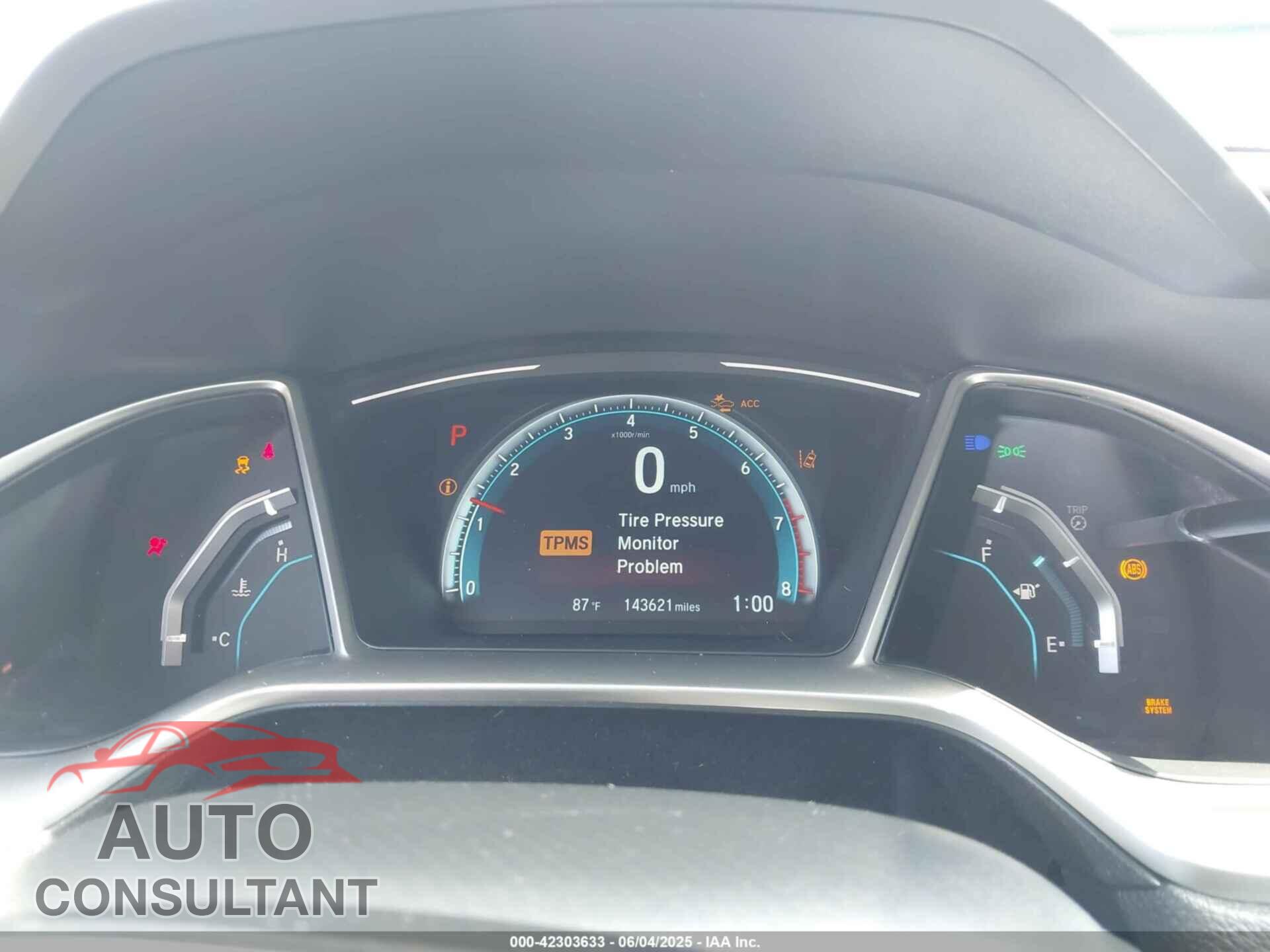 HONDA CIVIC 2017 - 19XFC2F89HE031860