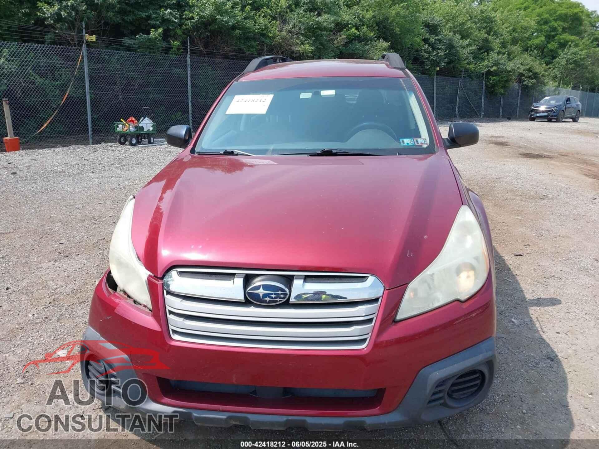 SUBARU OUTBACK 2013 - 4S4BRBAC8D3282973