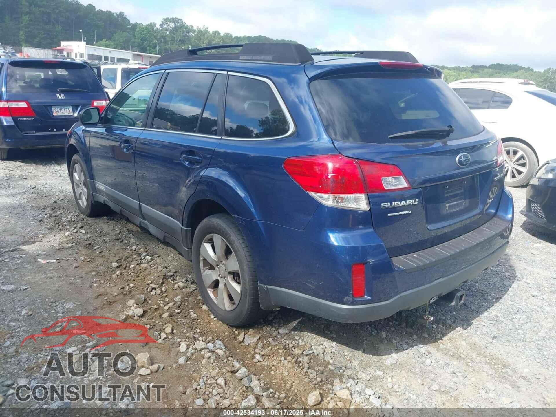 SUBARU OUTBACK 2011 - 4S4BRCCC5B3323768