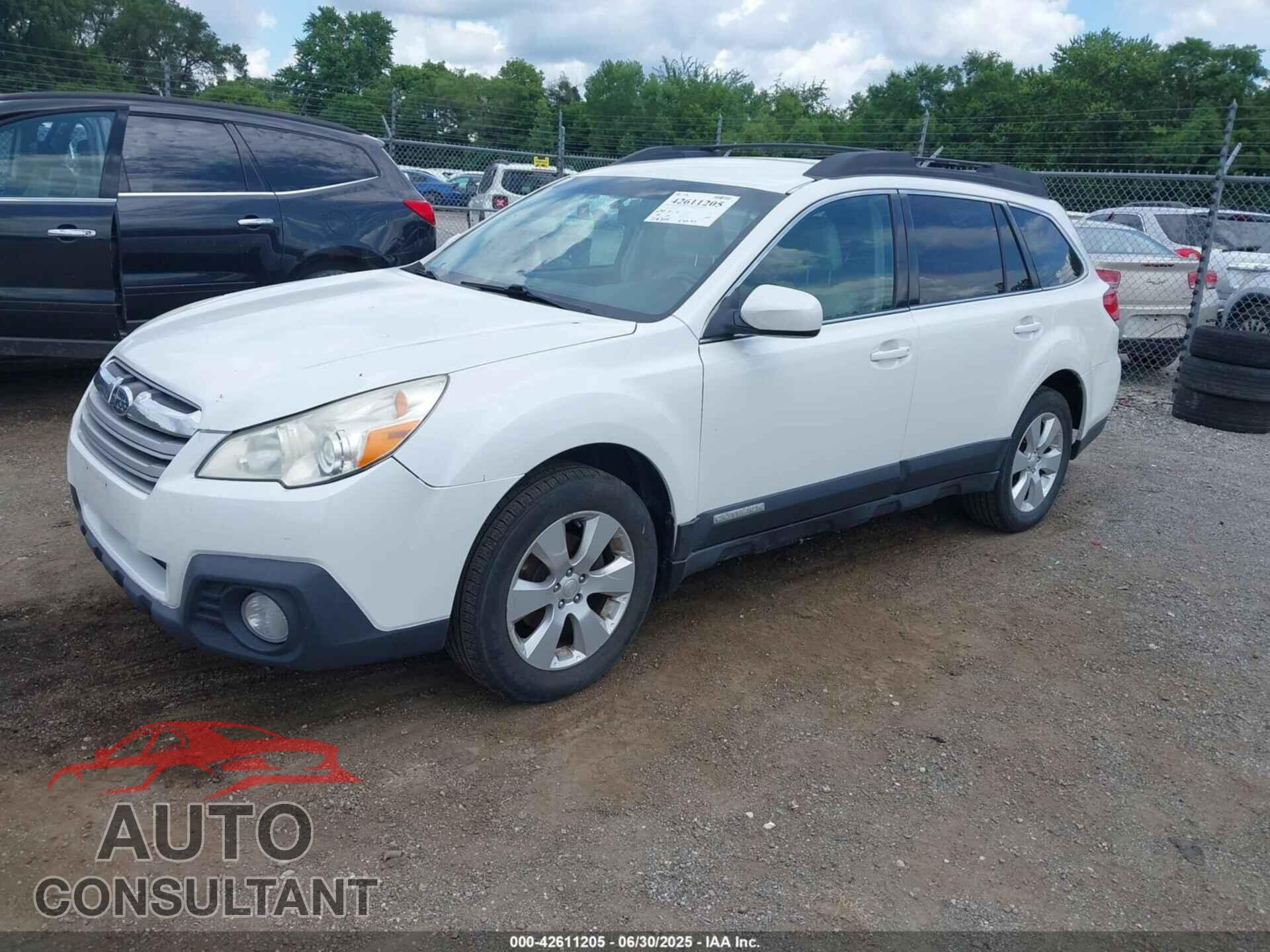 SUBARU OUTBACK 2011 - 4S4BRBBC1B3380383