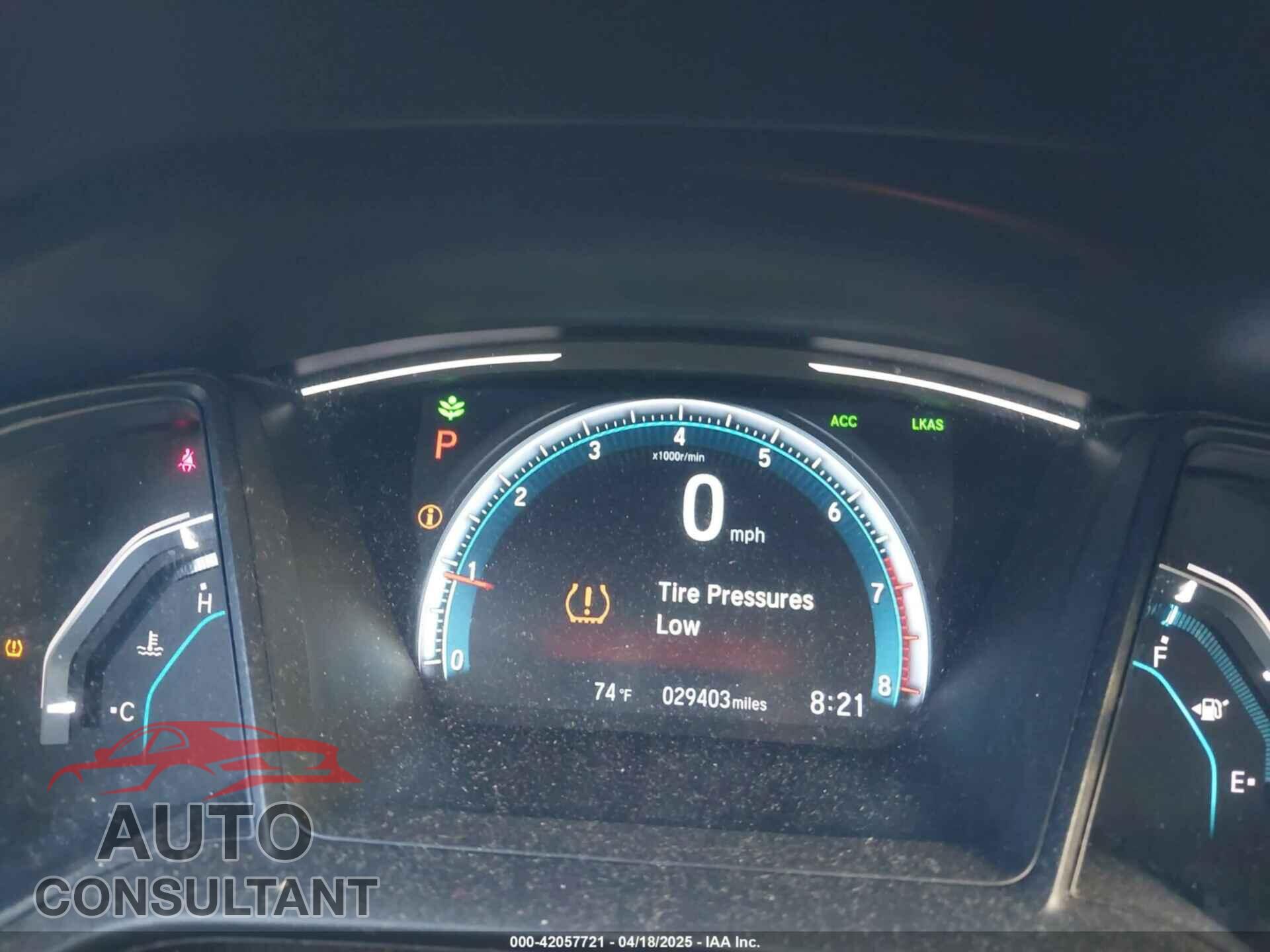 HONDA CIVIC 2019 - 2HGFC2F67KH552880