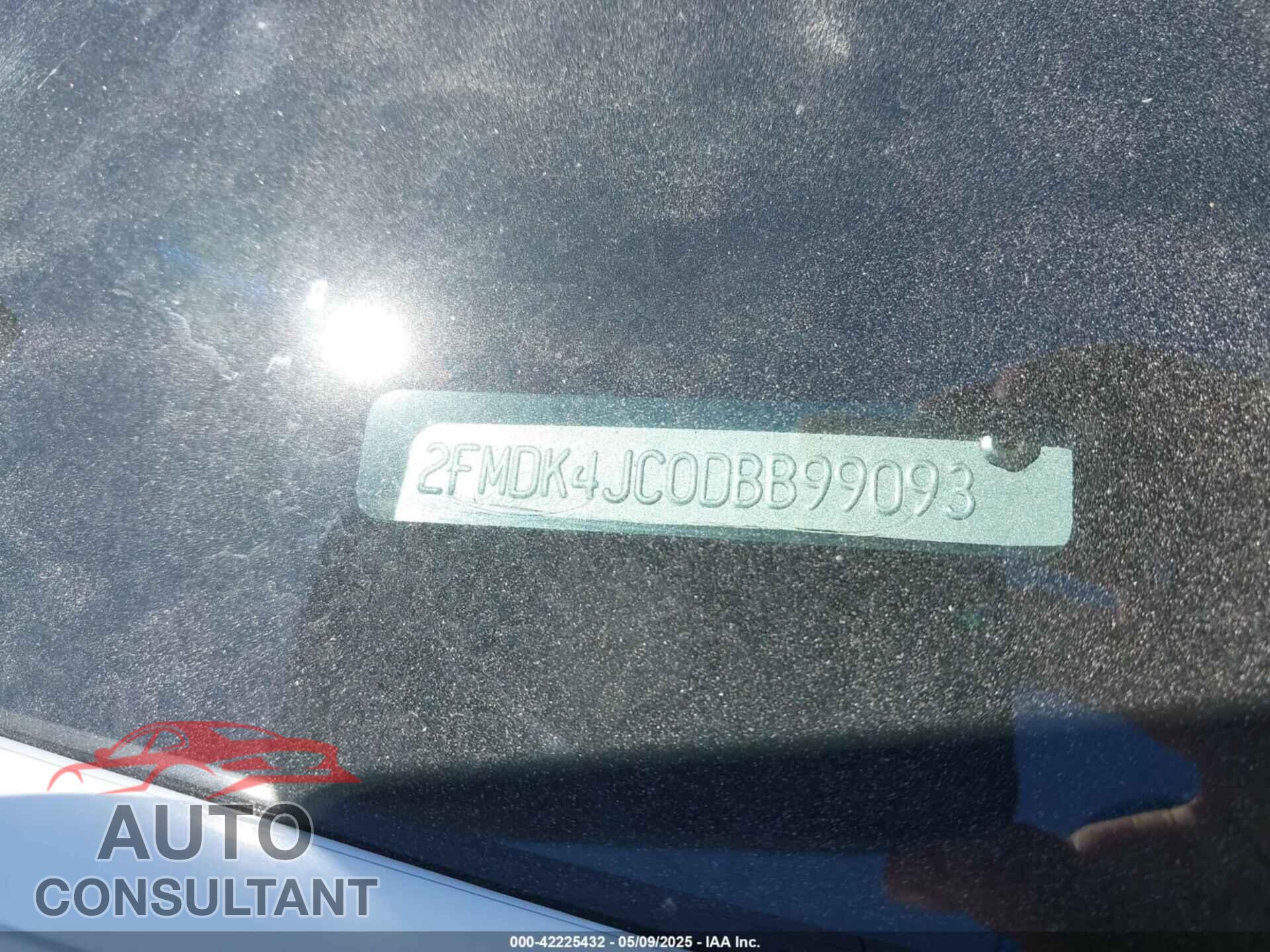 FORD EDGE 2013 - 2FMDK4JC0DBB99093
