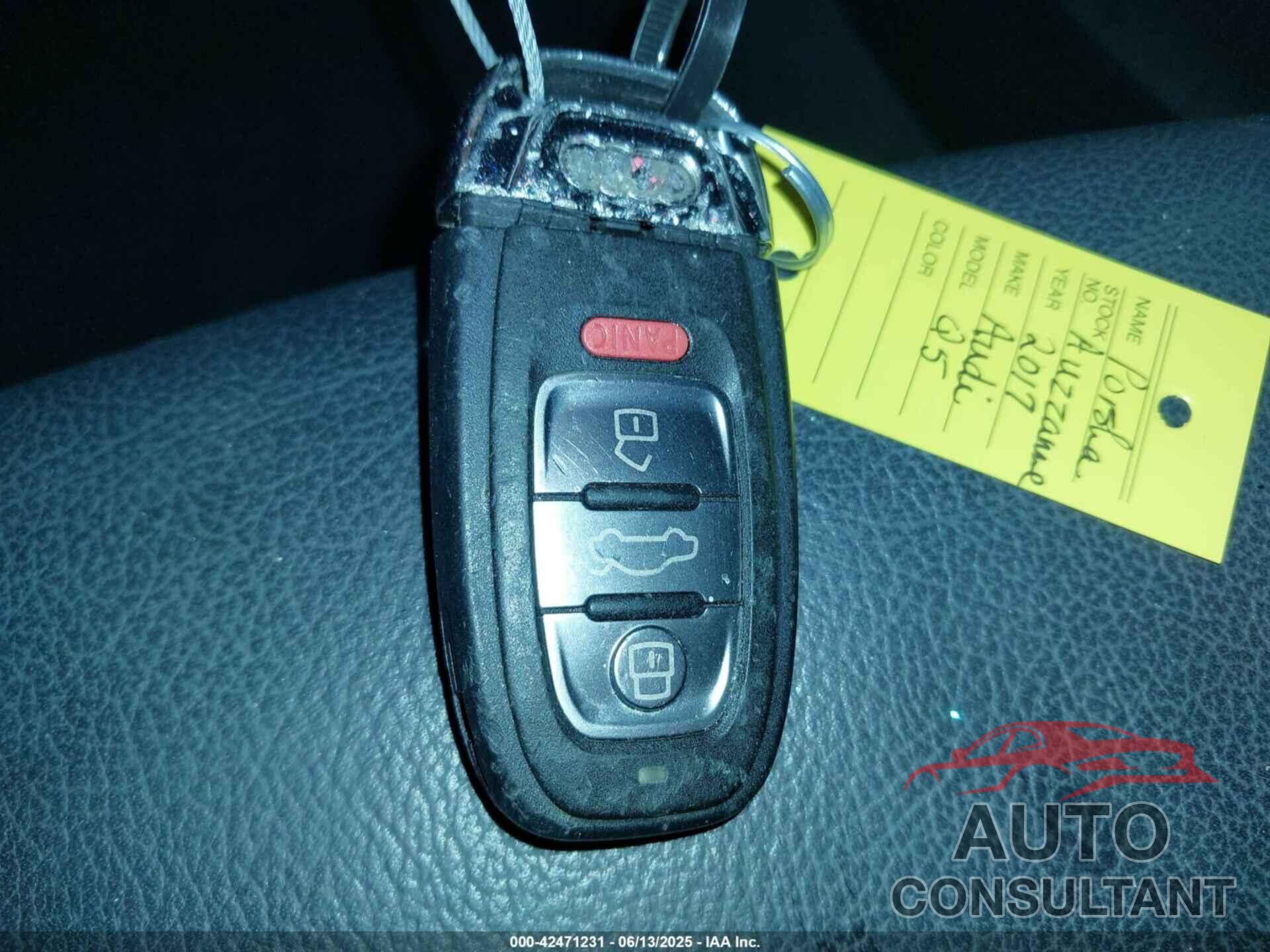 AUDI Q5 2017 - WA1M2AFP6HA087652
