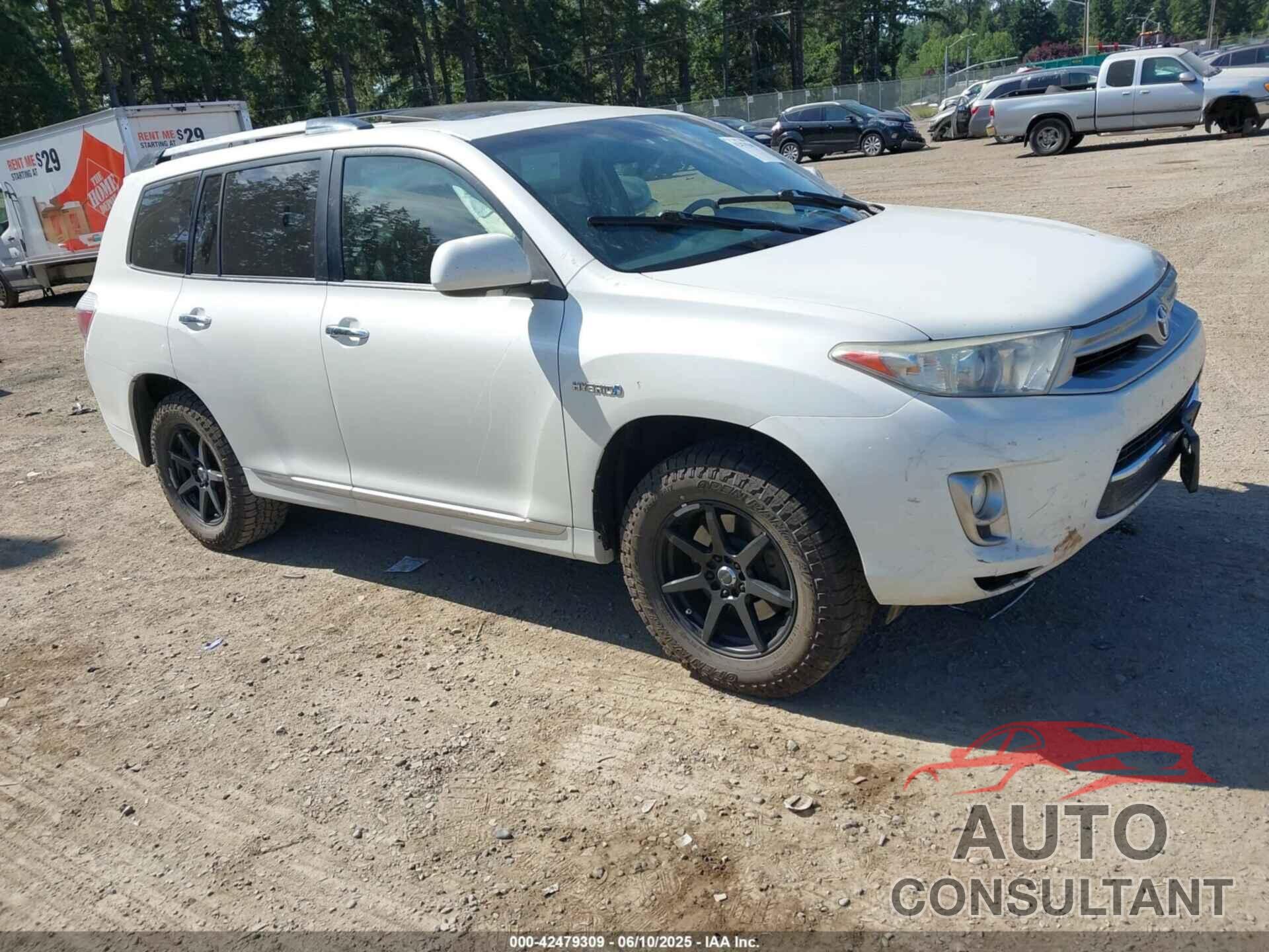 TOYOTA HIGHLANDER HYBRID 2013 - JTEDC3EH5D2013079
