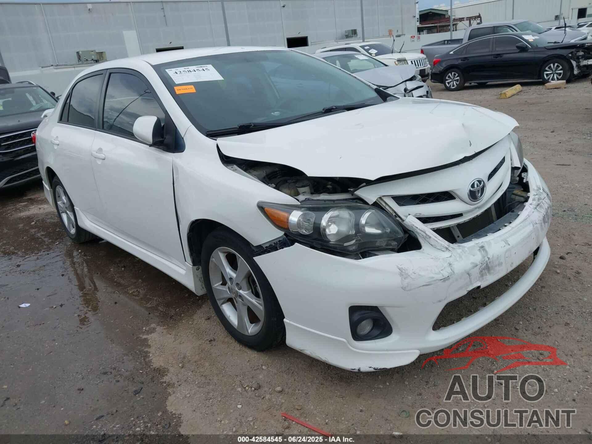 TOYOTA COROLLA 2013 - 5YFBU4EE3DP081175