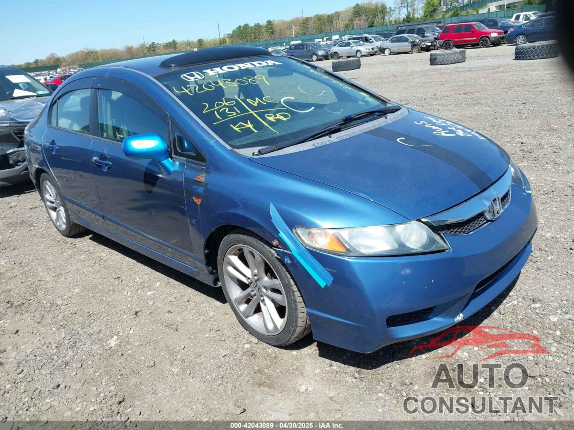 HONDA CIVIC 2010 - 2HGFA1F53AH316295