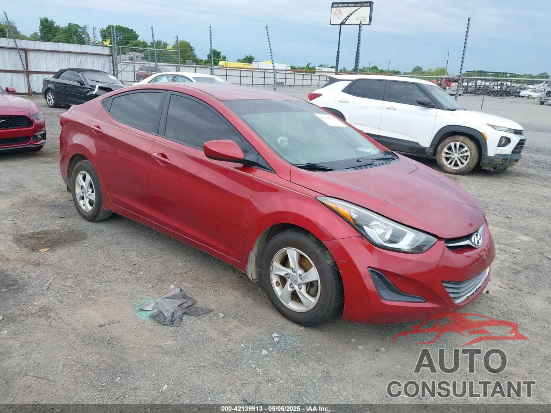 HYUNDAI ELANTRA 2015 - 5NPDH4AE6FH634047