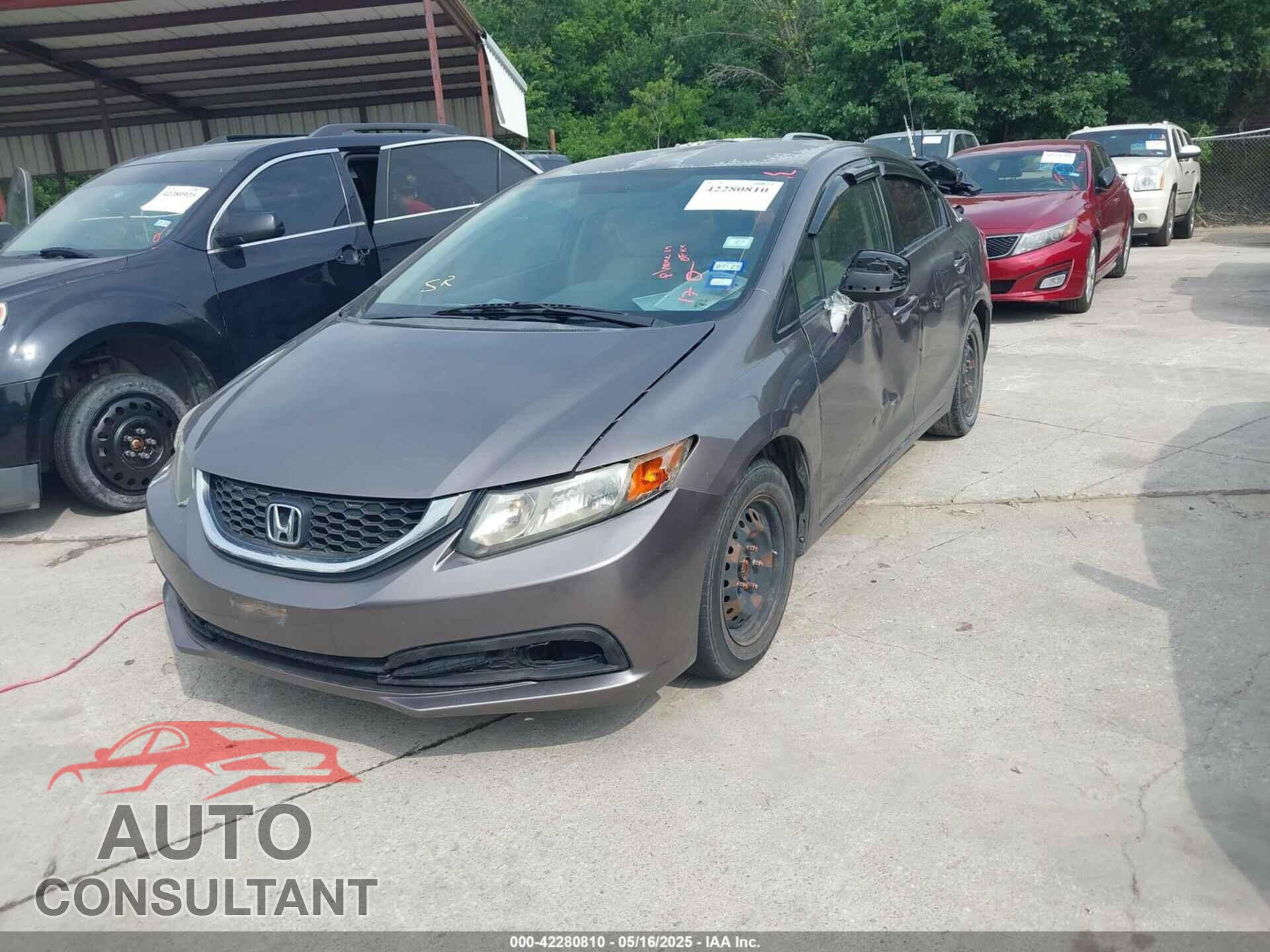 HONDA CIVIC 2012 - 2HGFB2F57CH593067