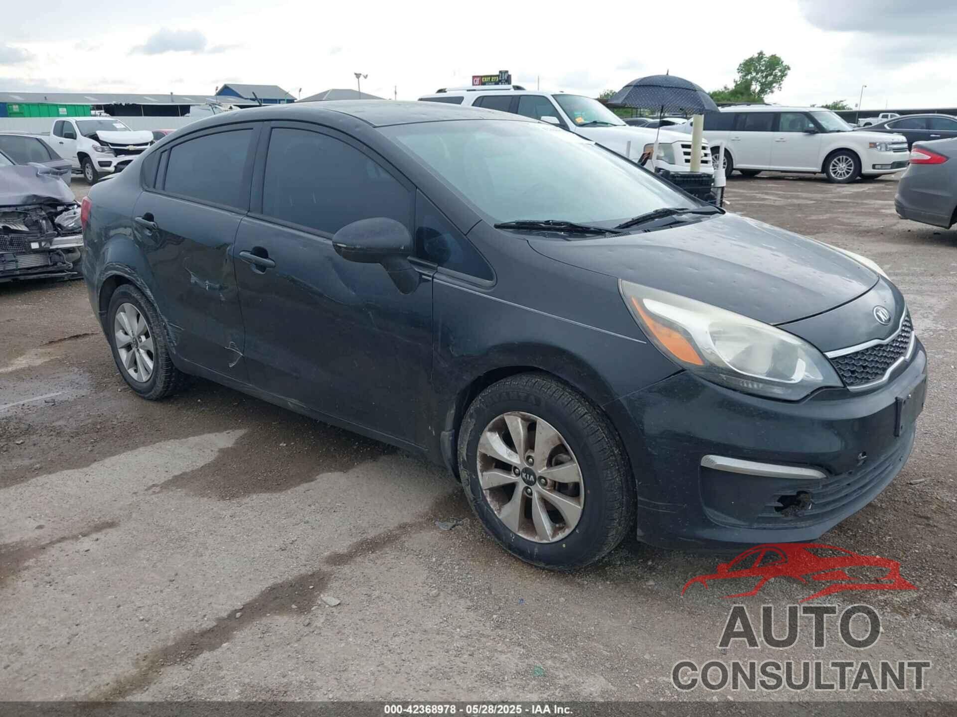 KIA RIO 2016 - KNADN4A3XG6593518