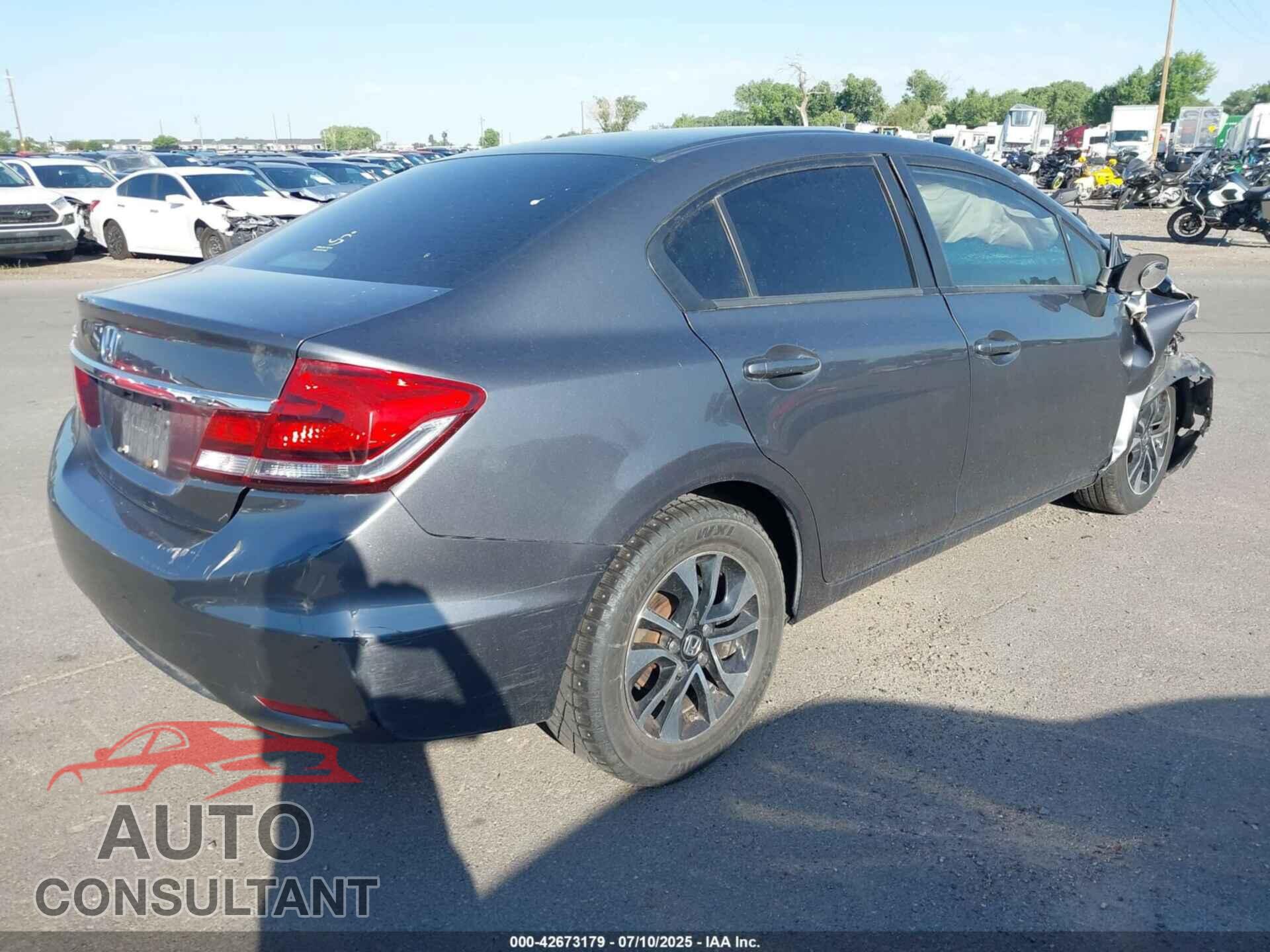 HONDA CIVIC 2013 - 19XFB2F84DE098640