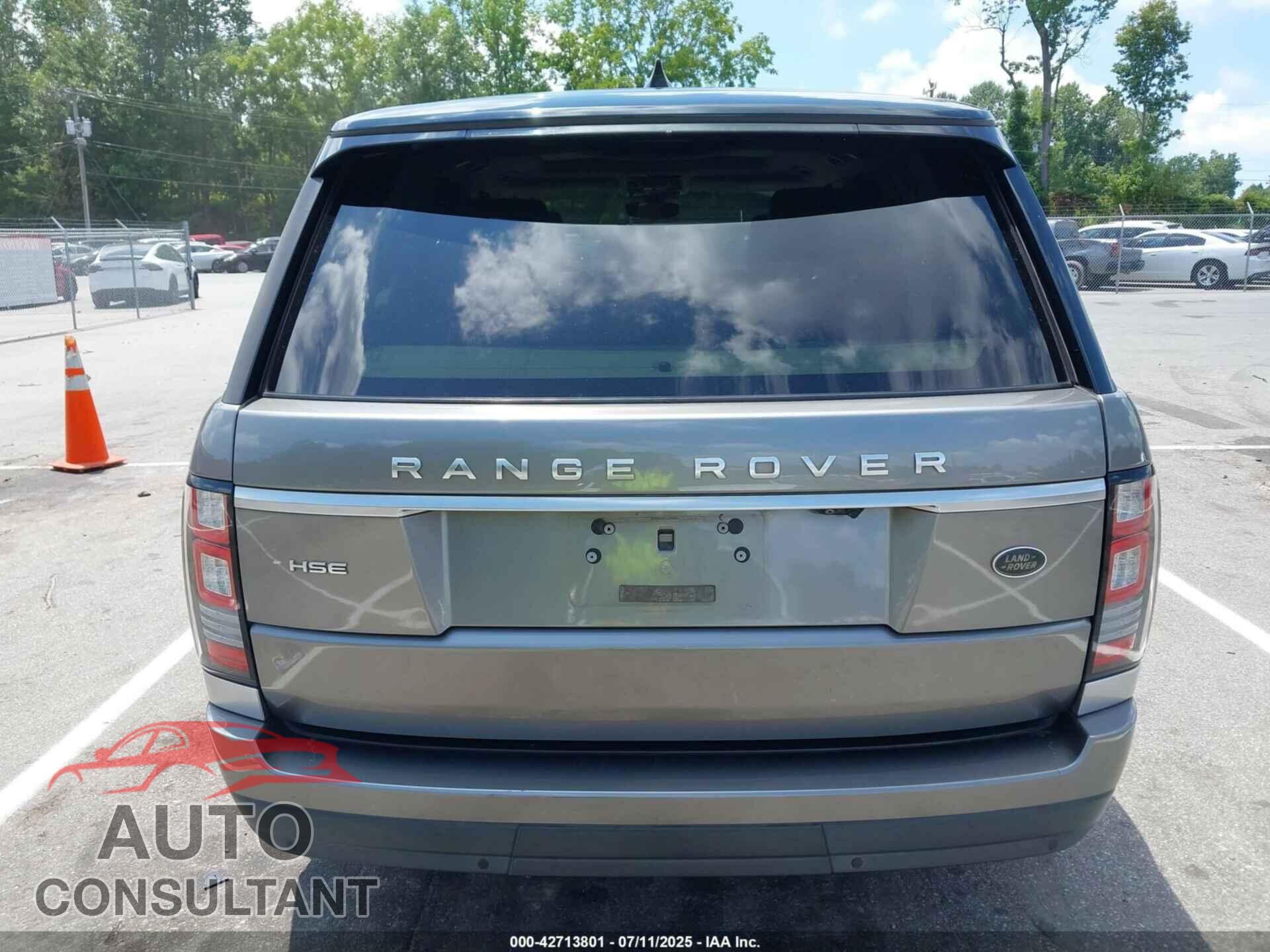LAND ROVER RANGE ROVER 2017 - SALGS2FV0HA372623