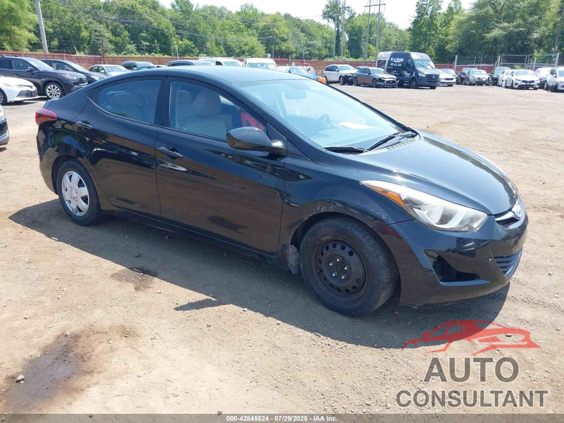 HYUNDAI ELANTRA 2016 - KMHDH4AE5GU579559