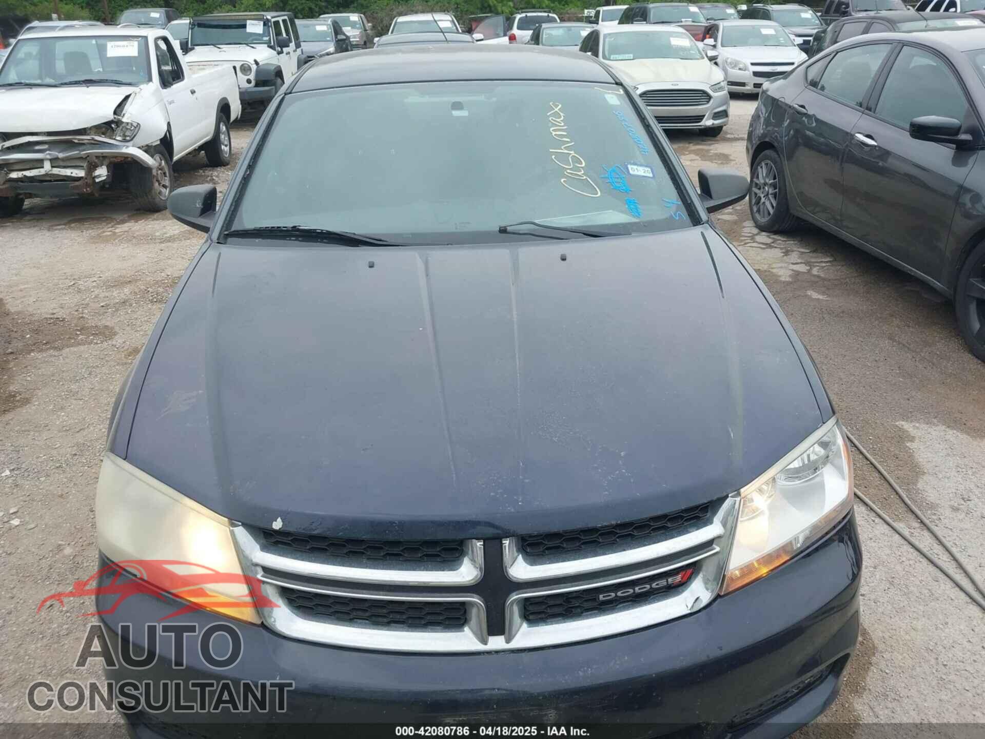 DODGE AVENGER 2012 - 1C3CDZAB5CN169965
