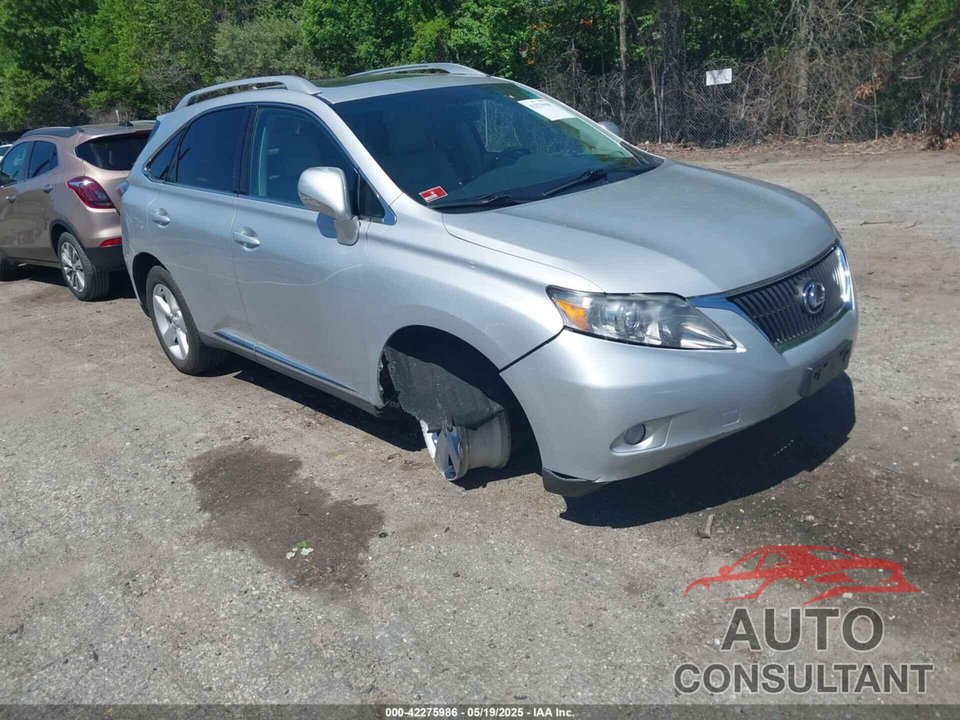 LEXUS RX 350 2010 - 2T2BK1BA0AC020105