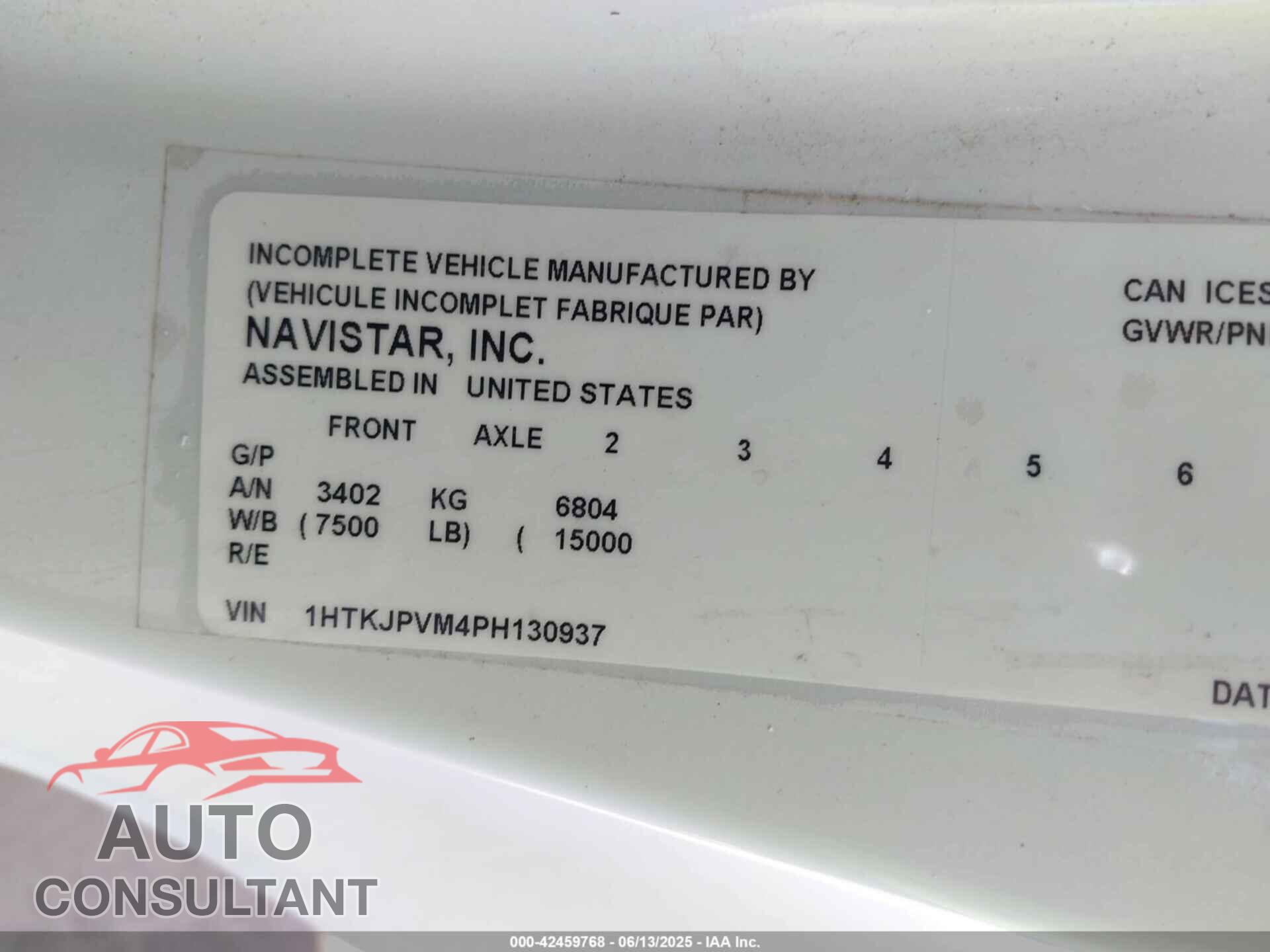 CHEVROLET SILVERADO MD 2023 - 1HTKJPVM4PH130937