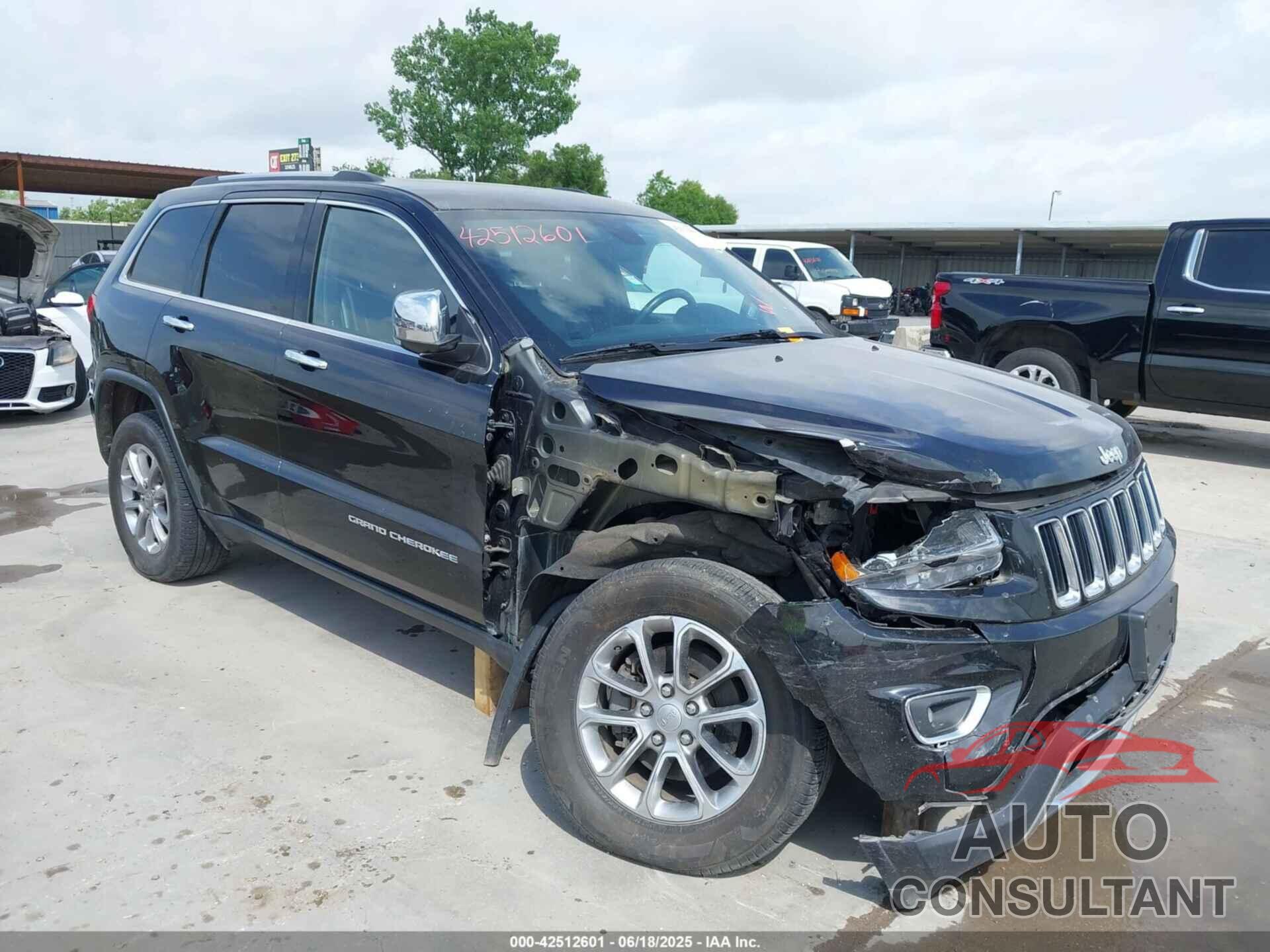 JEEP GRAND CHEROKEE 2016 - 1C4RJFBGXGC303667