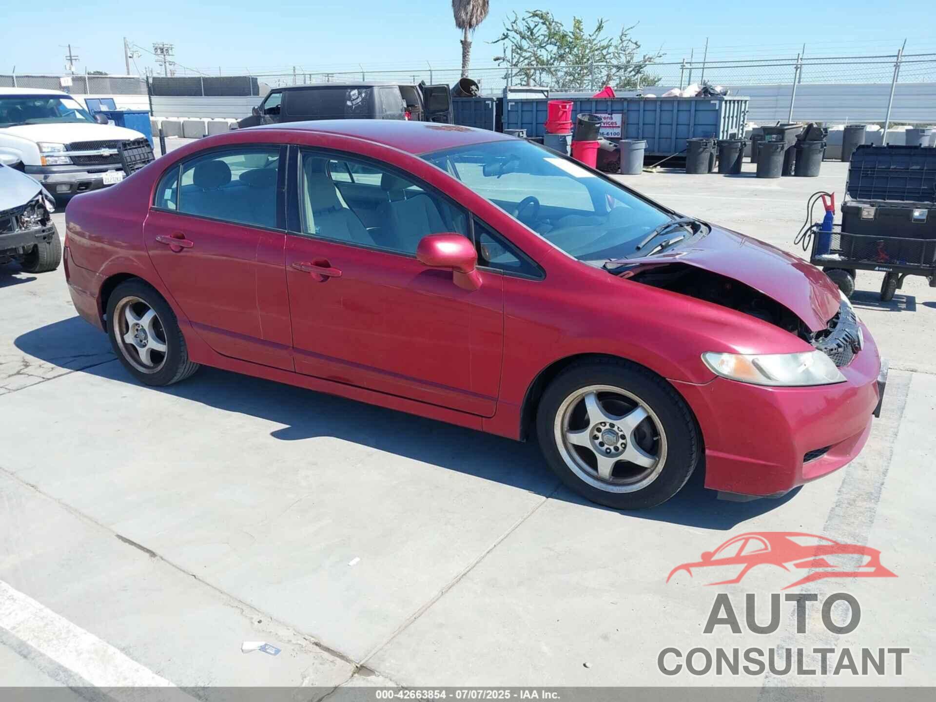 HONDA CIVIC 2010 - 2HGFA1F5XAH586253
