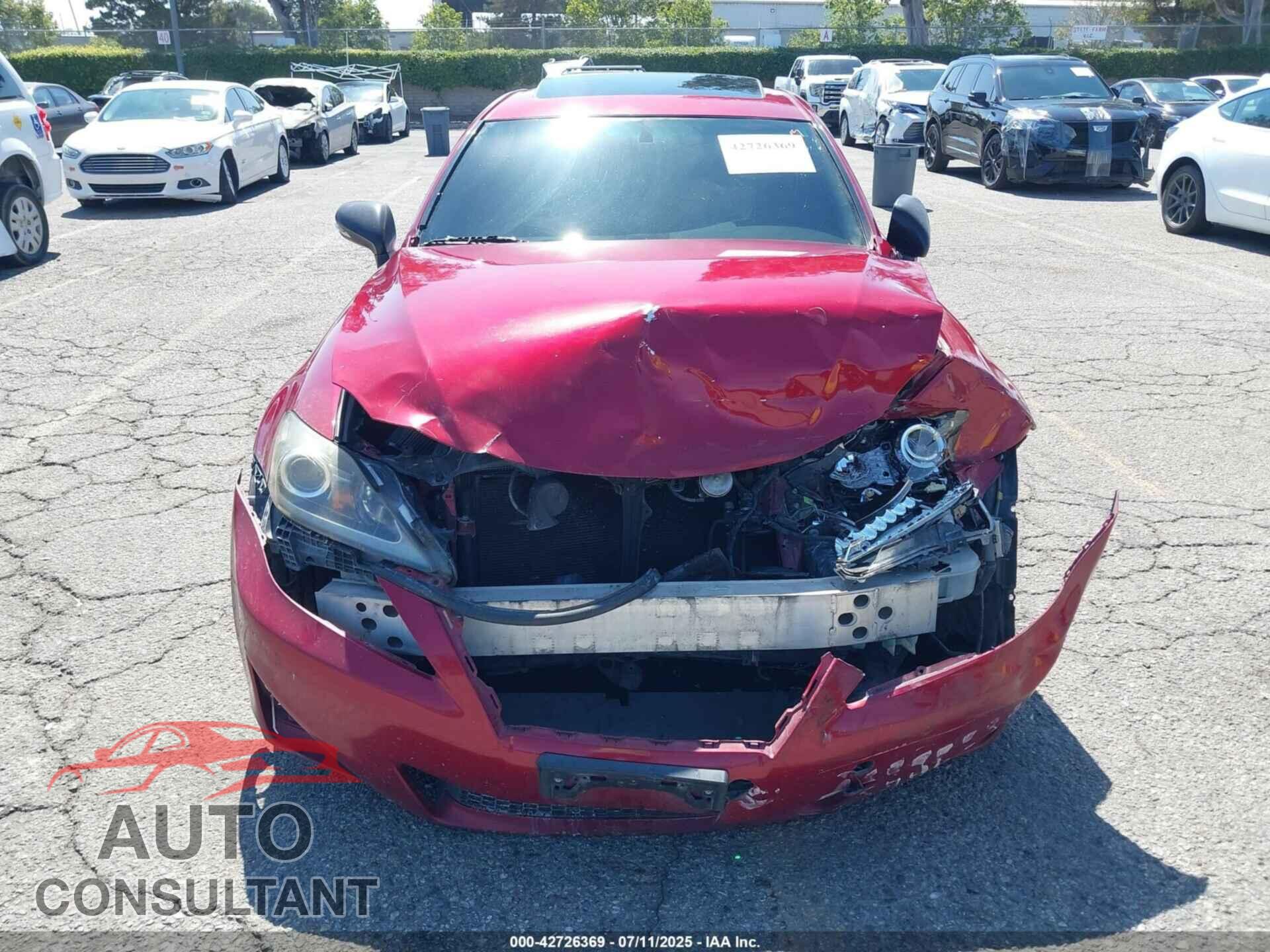 LEXUS IS 250 2013 - JTHBF5C29D5190714