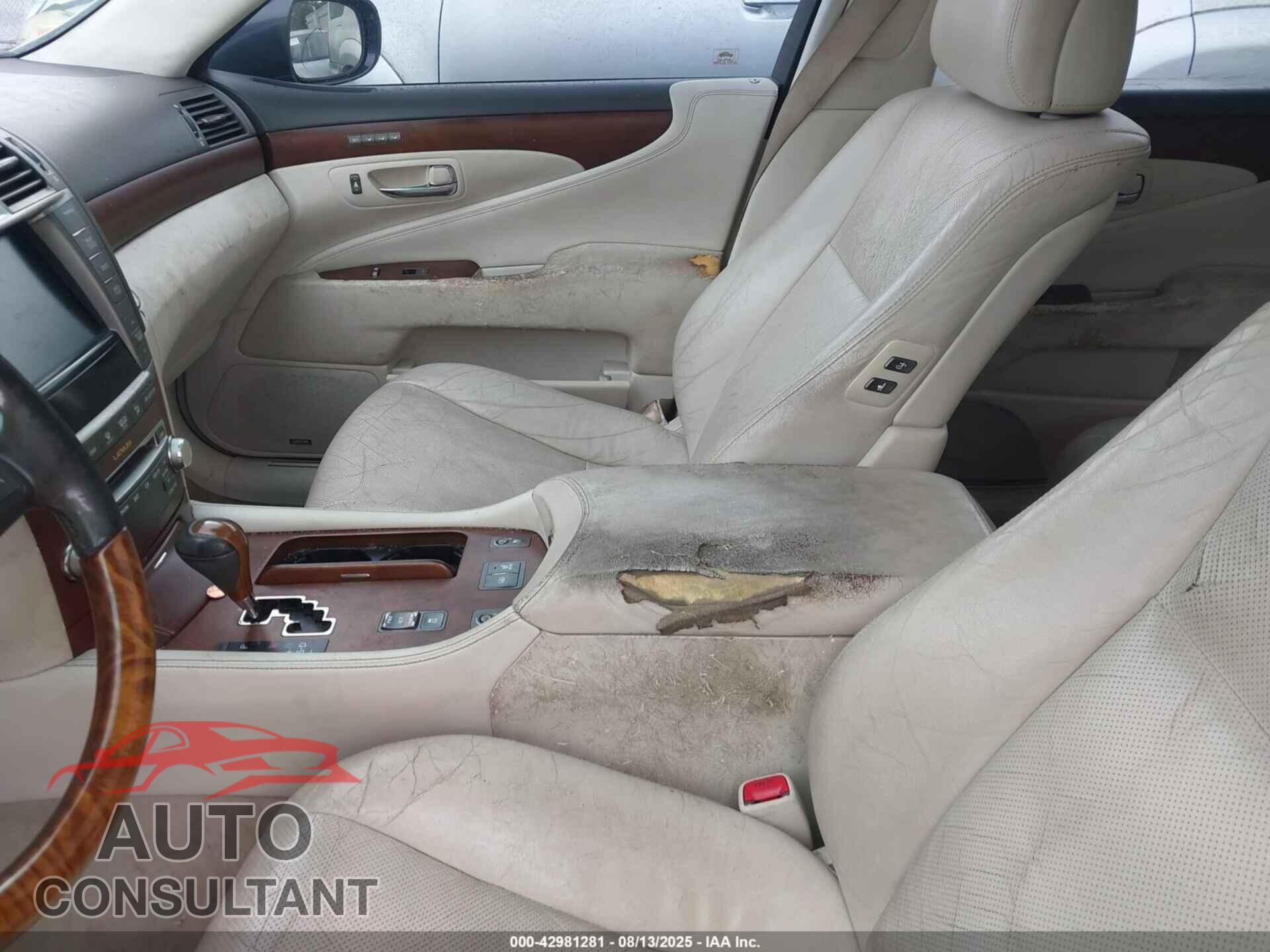 LEXUS LS 460 2011 - JTHBL5EF7B5102278