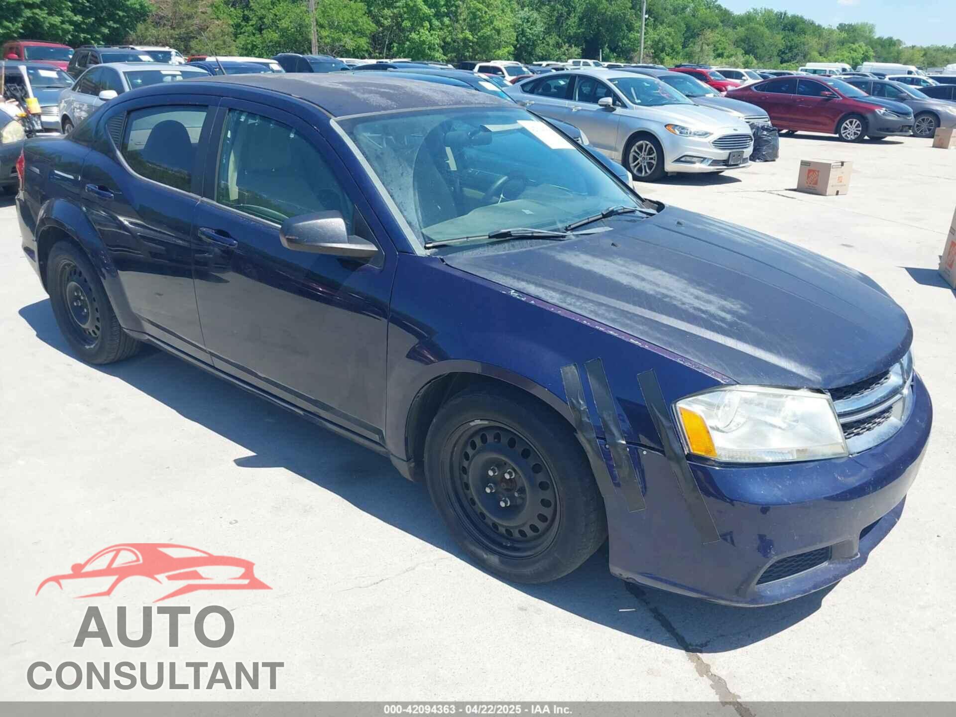 DODGE AVENGER 2014 - 1C3CDZAB6EN148741