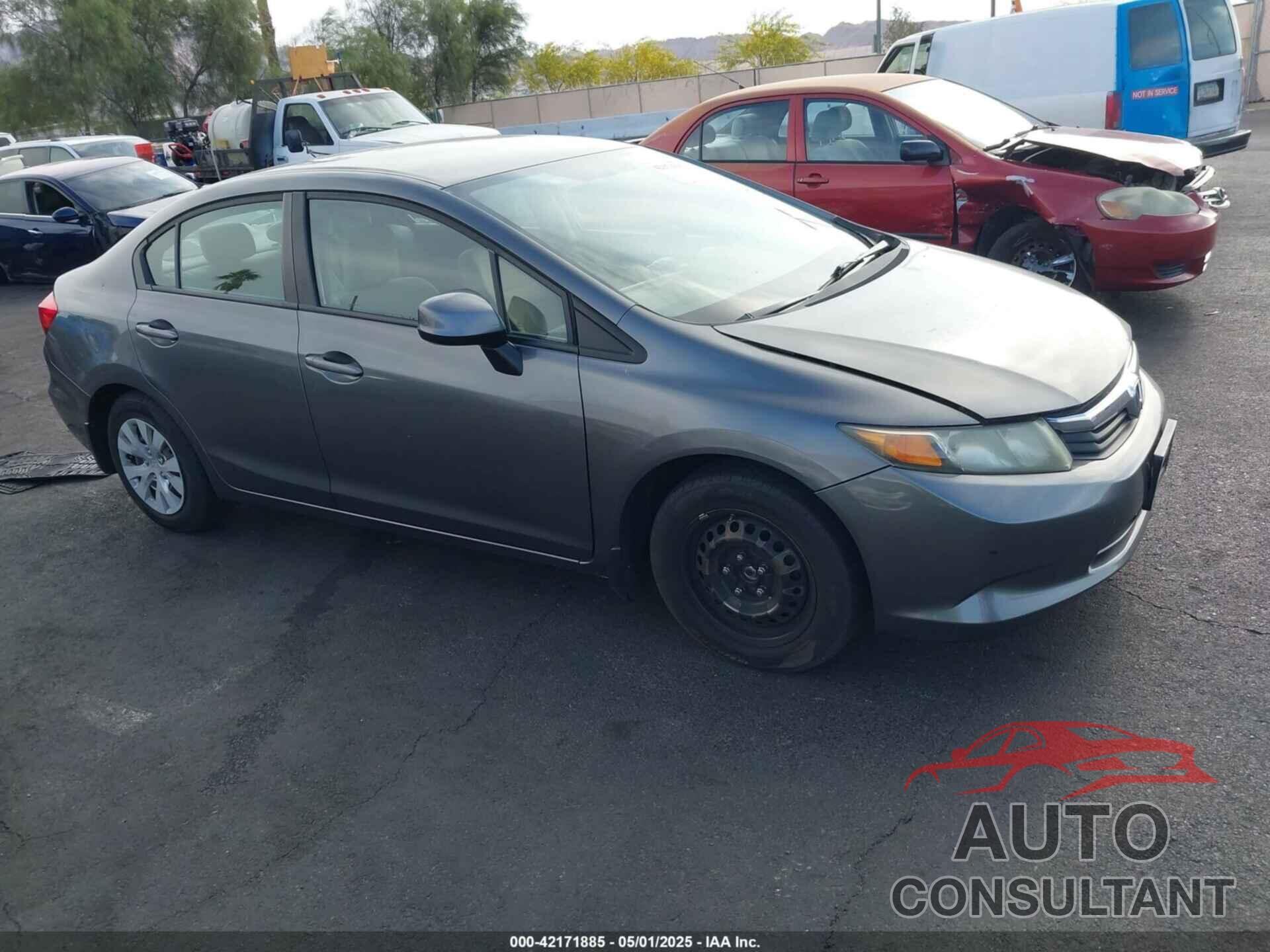 HONDA CIVIC 2012 - 19XFB2F51CE390945
