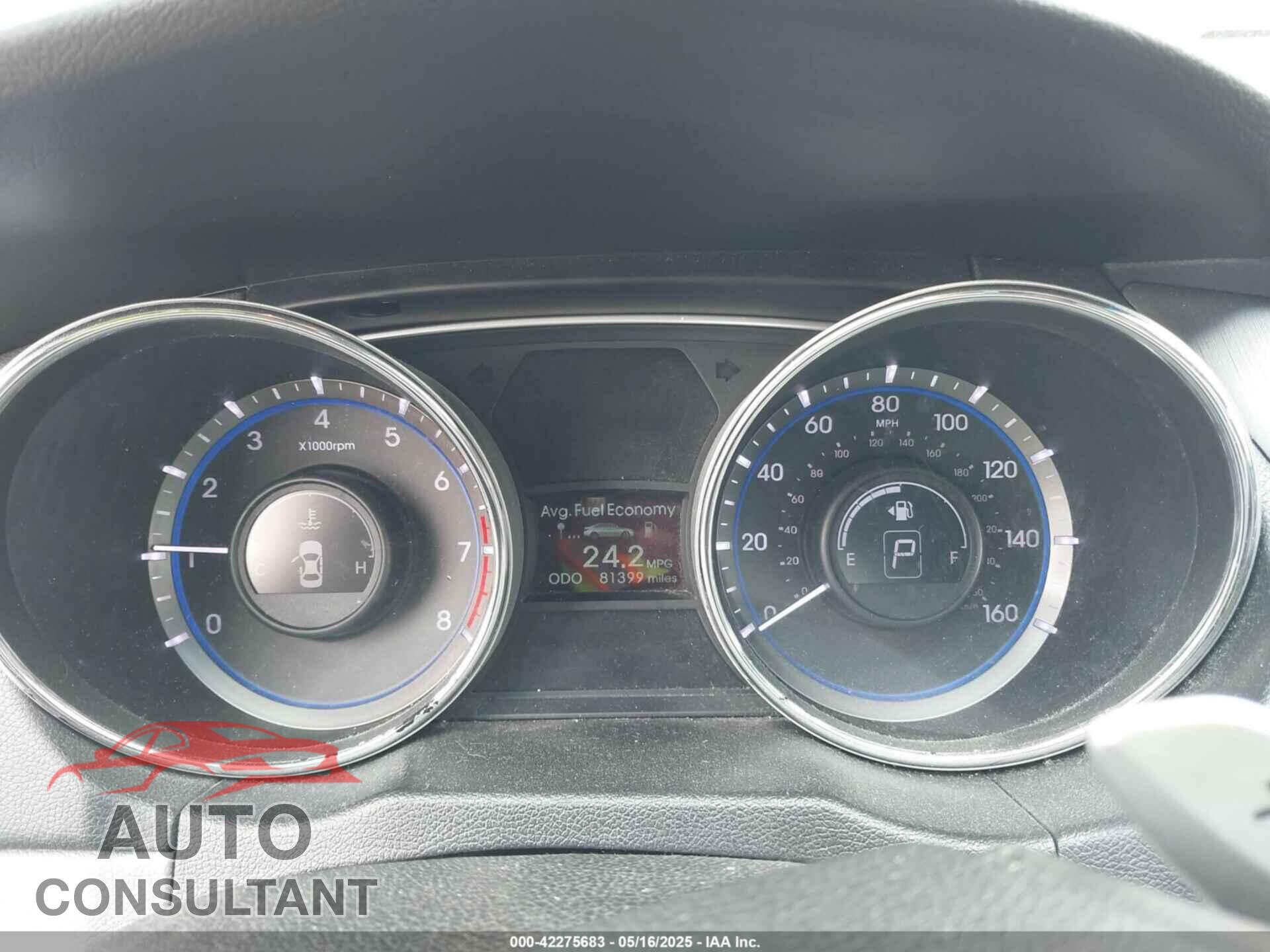 HYUNDAI SONATA 2013 - 5NPEC4AC7DH795487