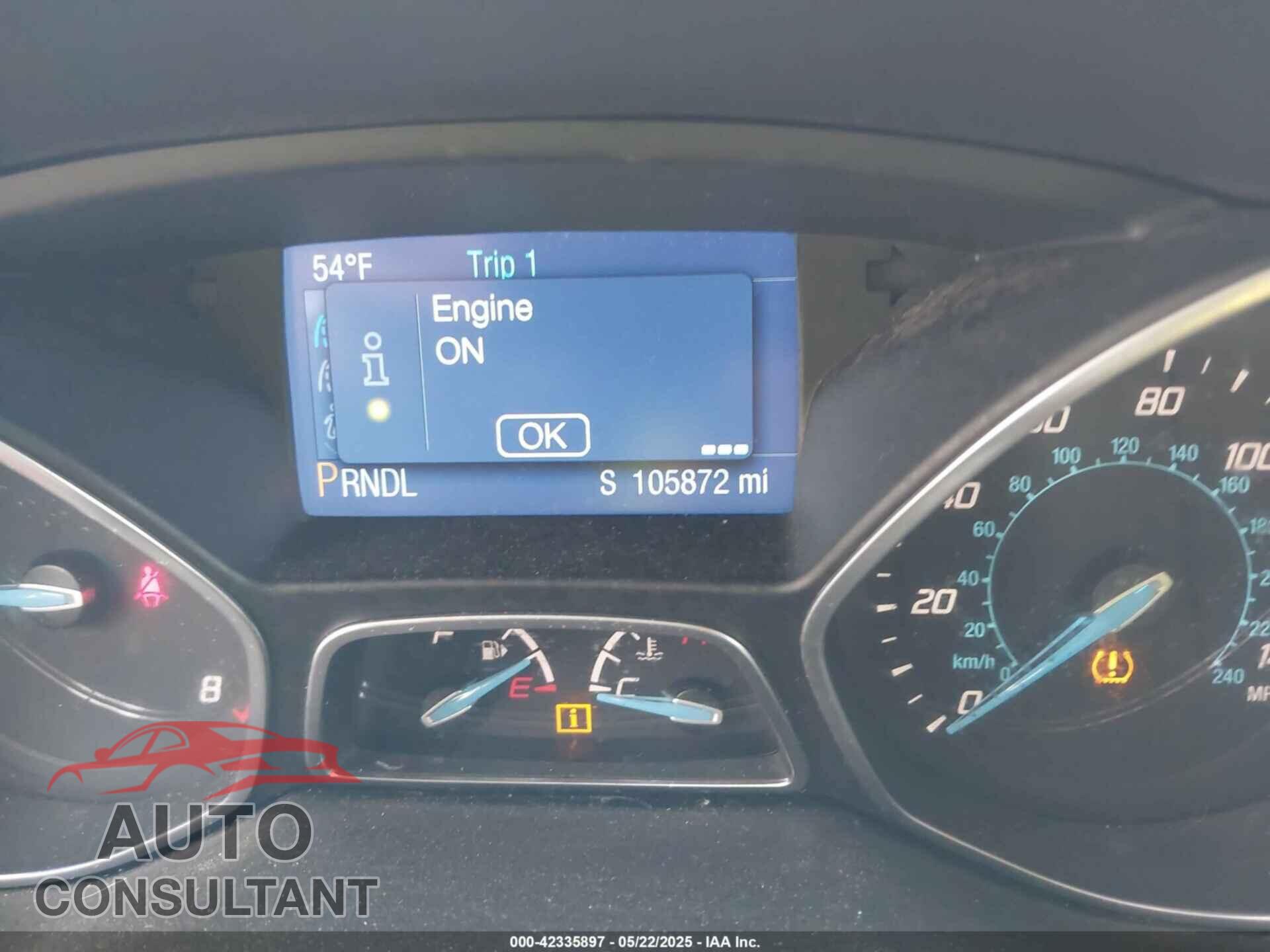FORD FOCUS 2014 - 1FADP3F2XEL125199
