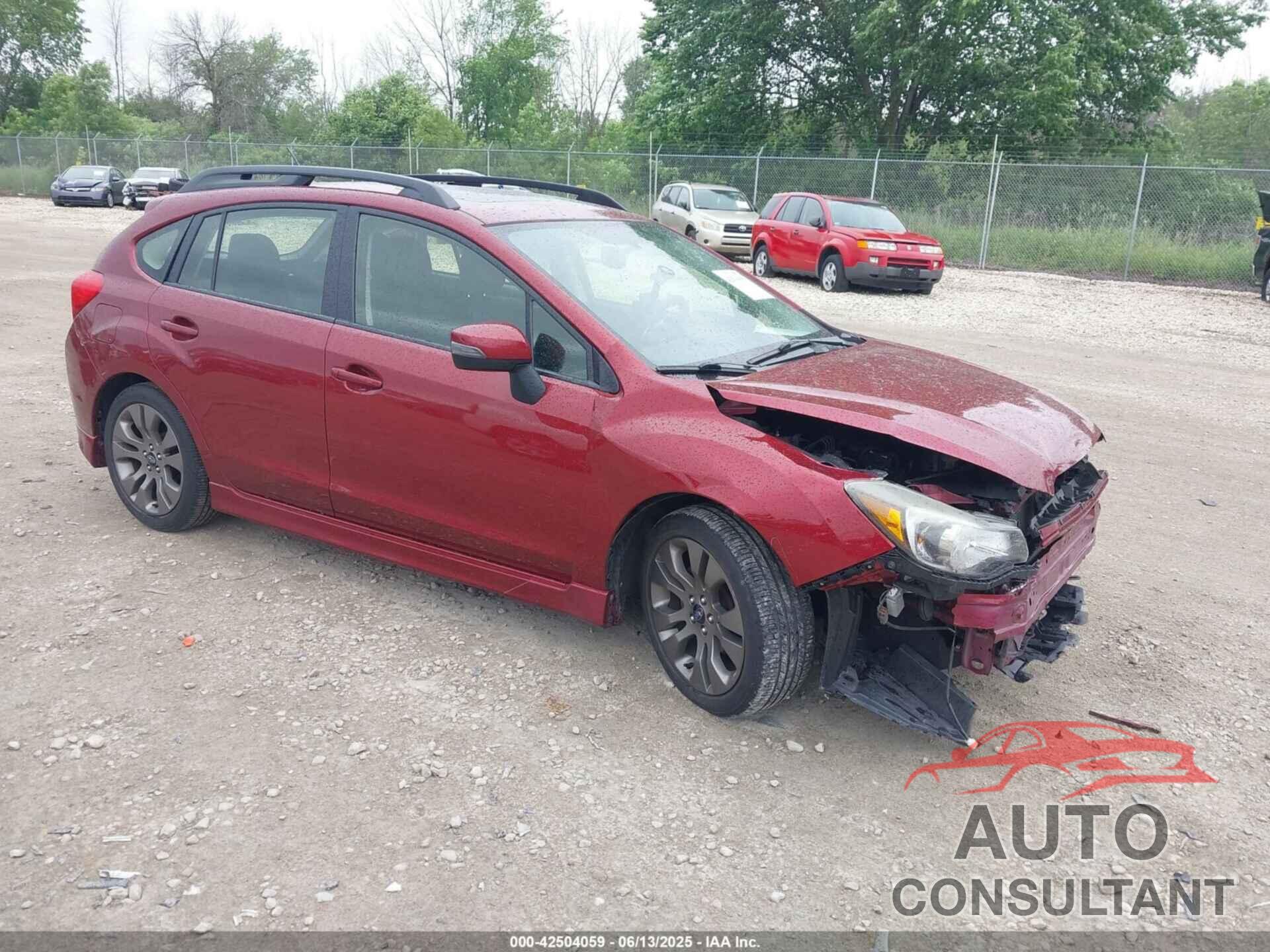 SUBARU IMPREZA 2015 - JF1GPAU60FH203601
