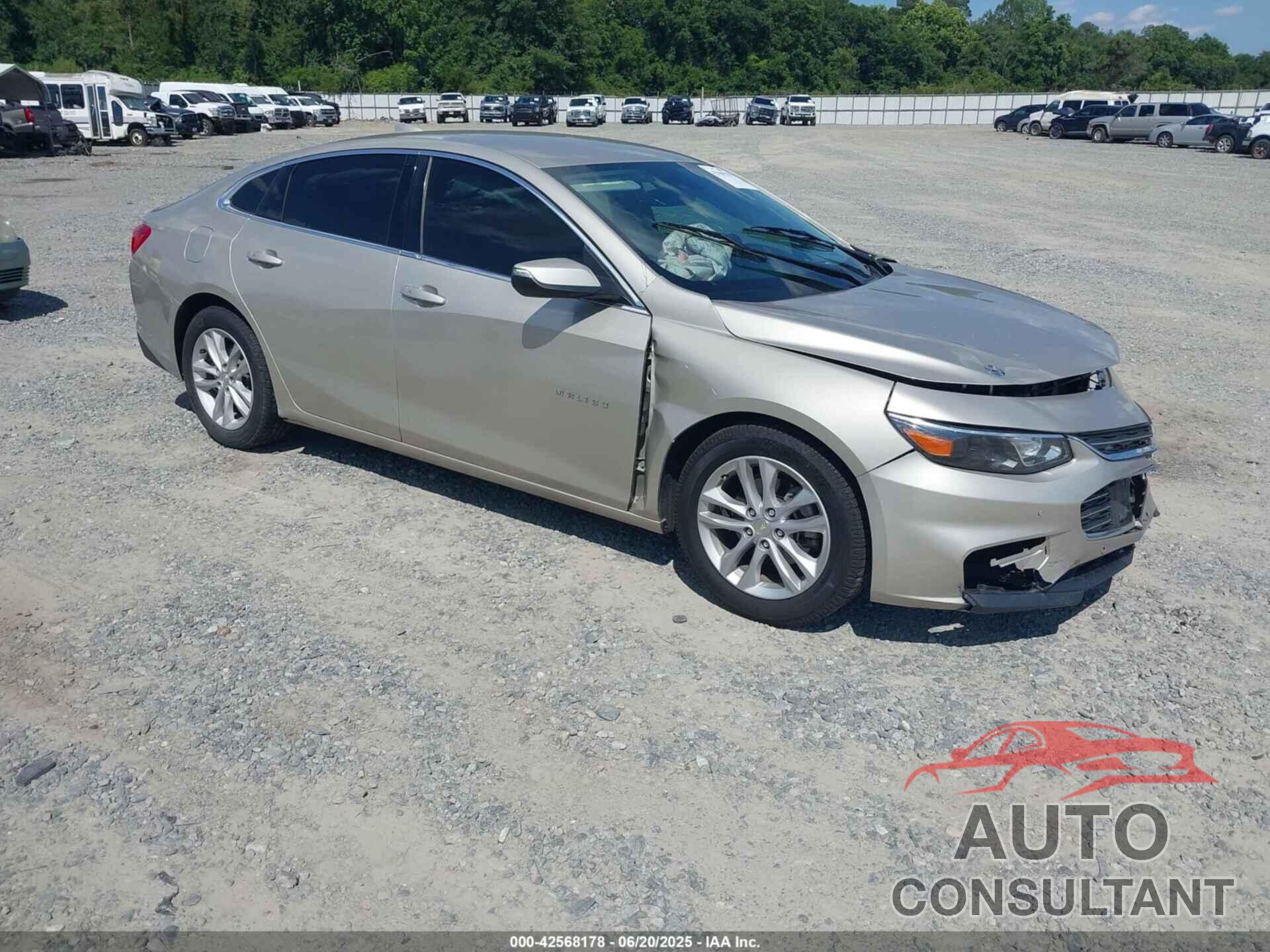 CHEVROLET MALIBU 2016 - 1G1ZE5ST4GF260821