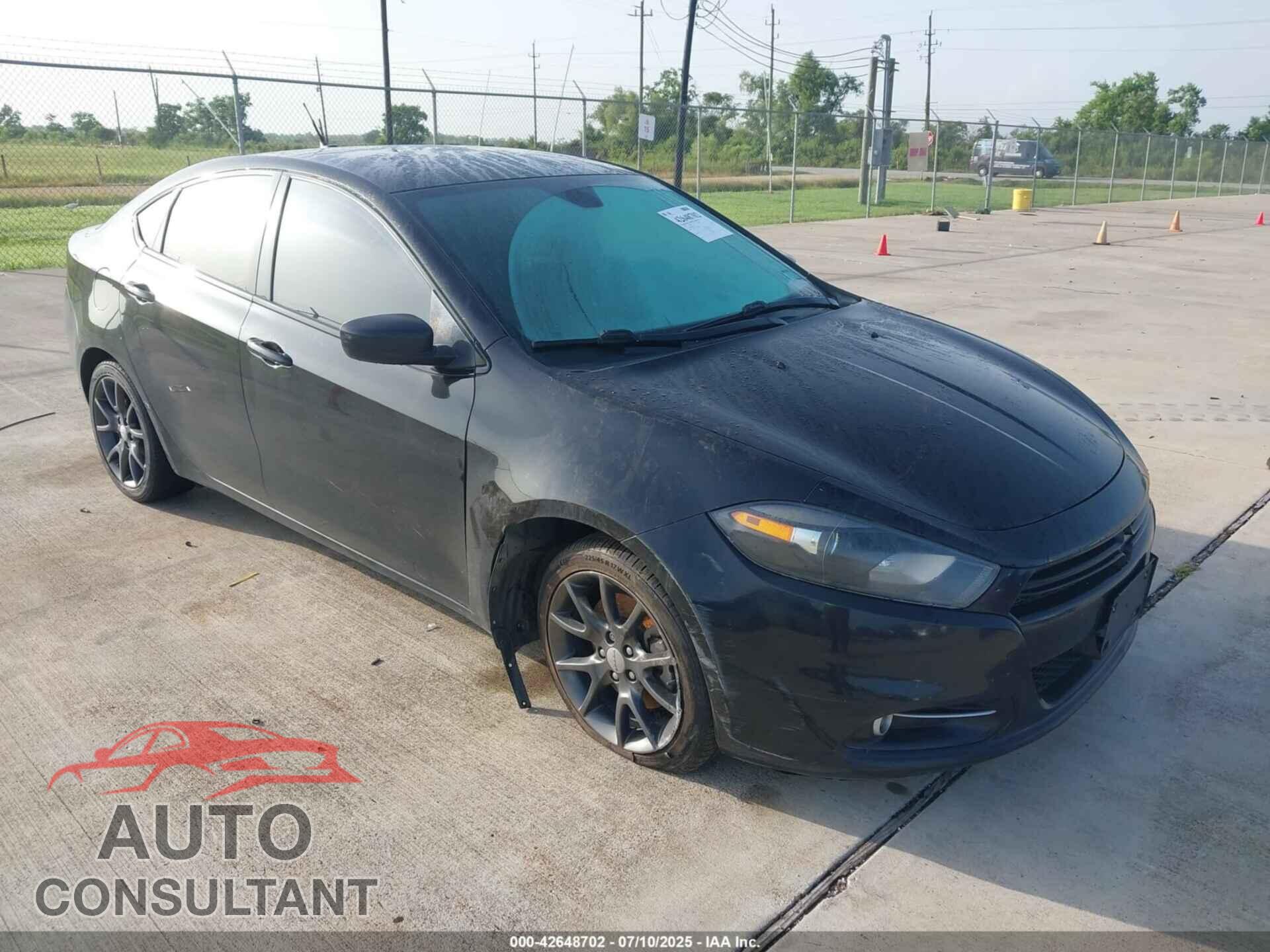 DODGE DART 2015 - 1C3CDFBB0FD279247