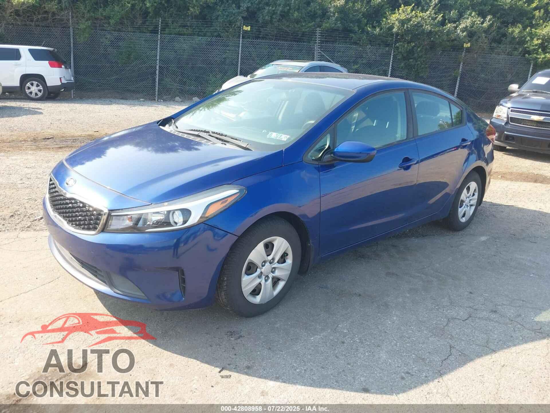 KIA FORTE 2017 - 3KPFK4A74HE135282