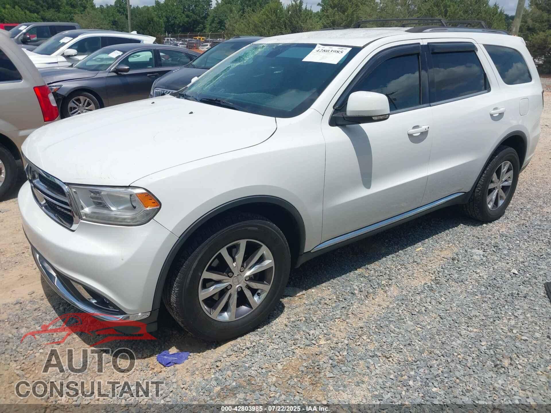 DODGE DURANGO 2016 - 1C4RDJDG4GC374841