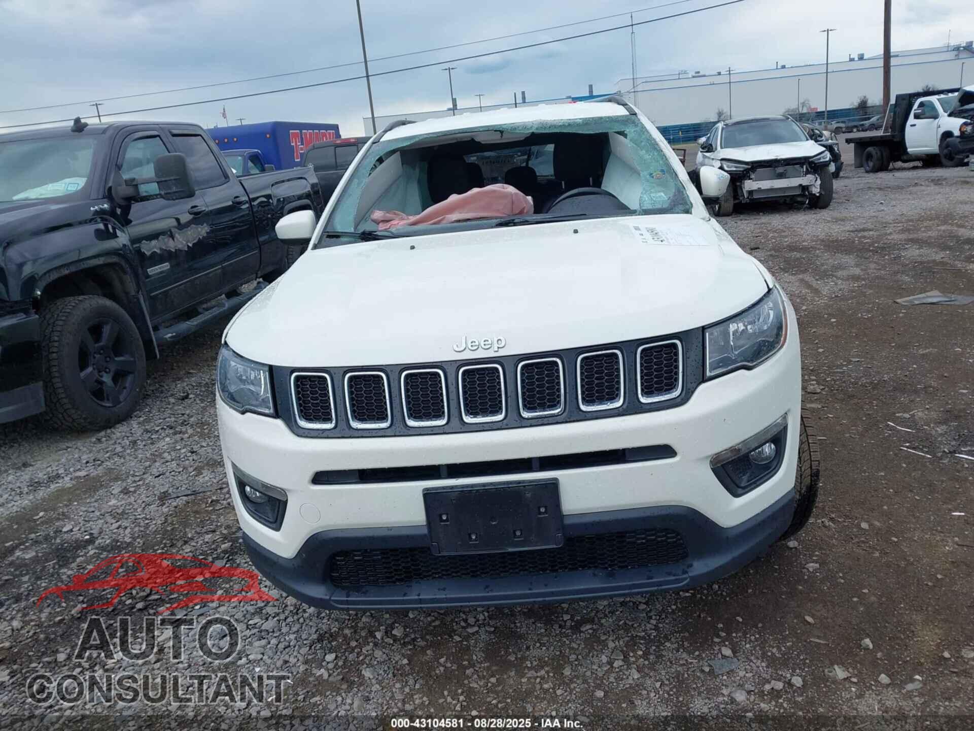 JEEP COMPASS 2019 - 3C4NJDBB6KT847782