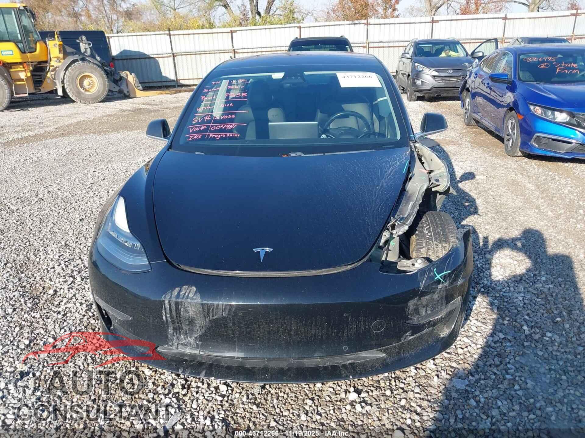 TESLA MODEL 3 2018 - 5YJ3E1EA2JF004981