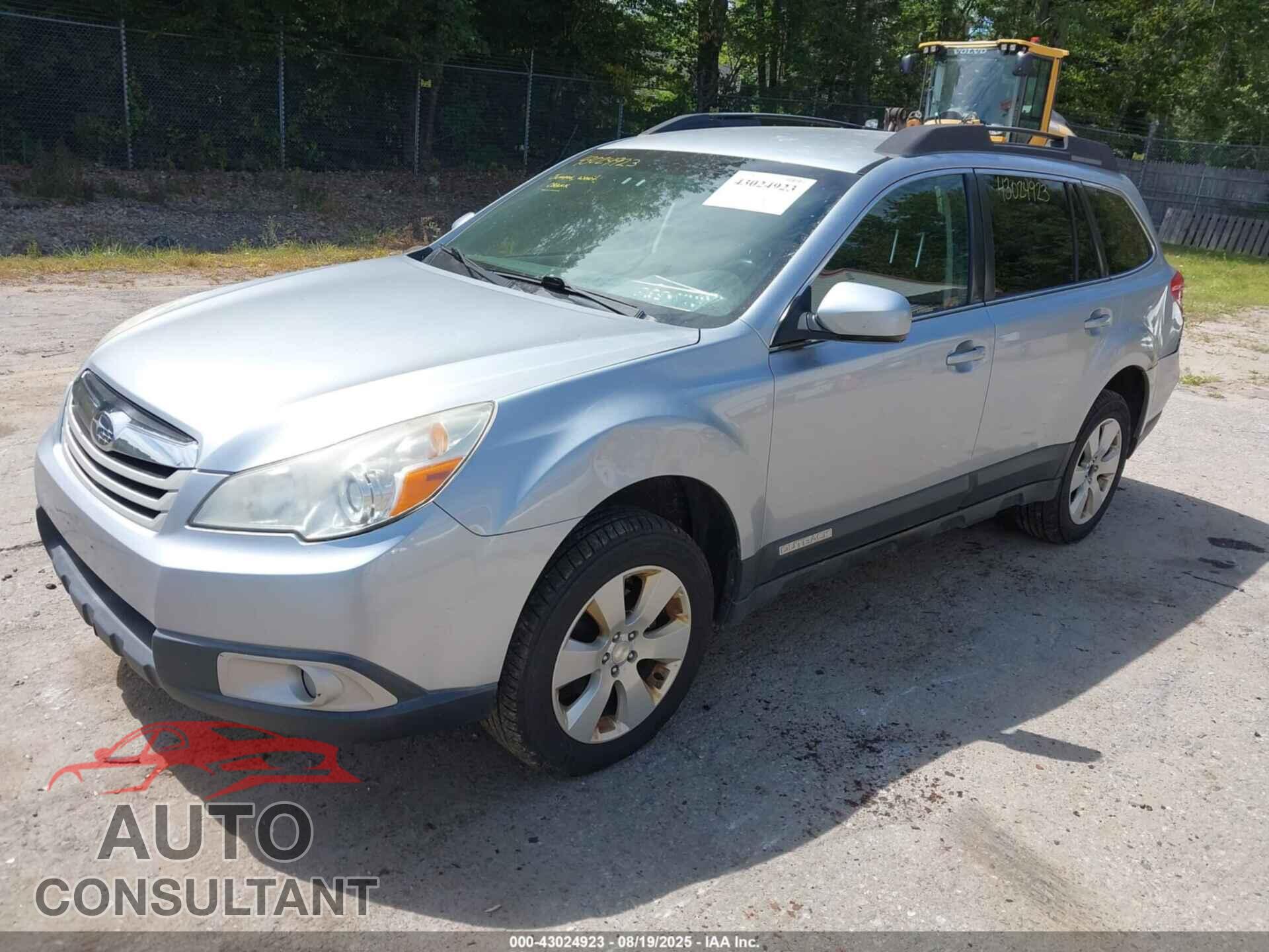 SUBARU OUTBACK 2012 - 4S4BRBBC9C1294297