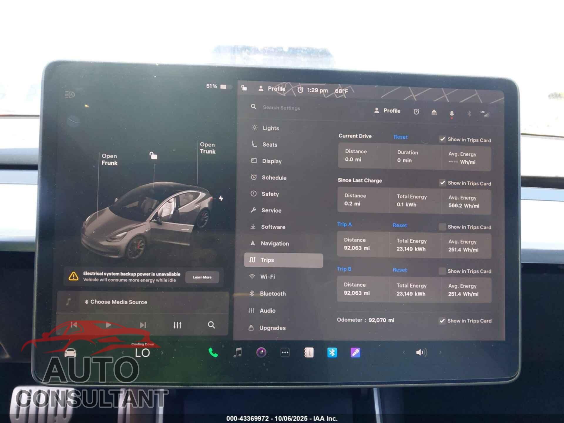 TESLA MODEL 3 2020 - 5YJ3E1EC6LF804638